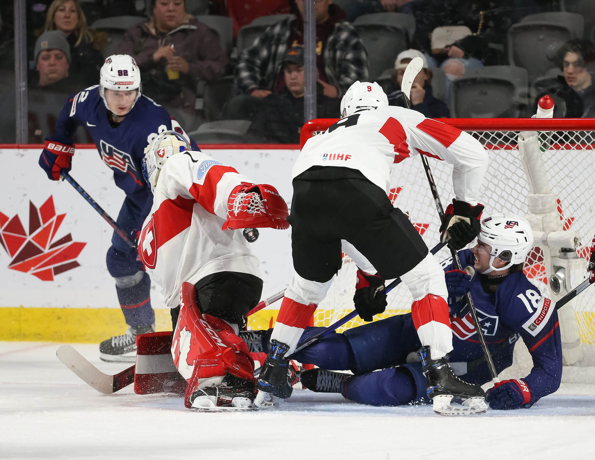 Iihf Gallery United States Vs Switzerland Iihf World Junior