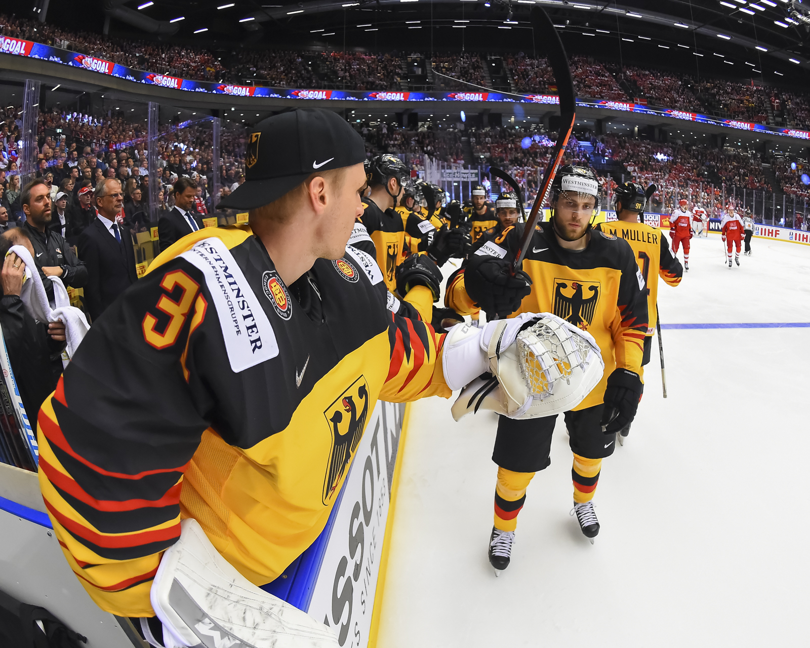 IIHF - Gallery: Germany vs. Denmark