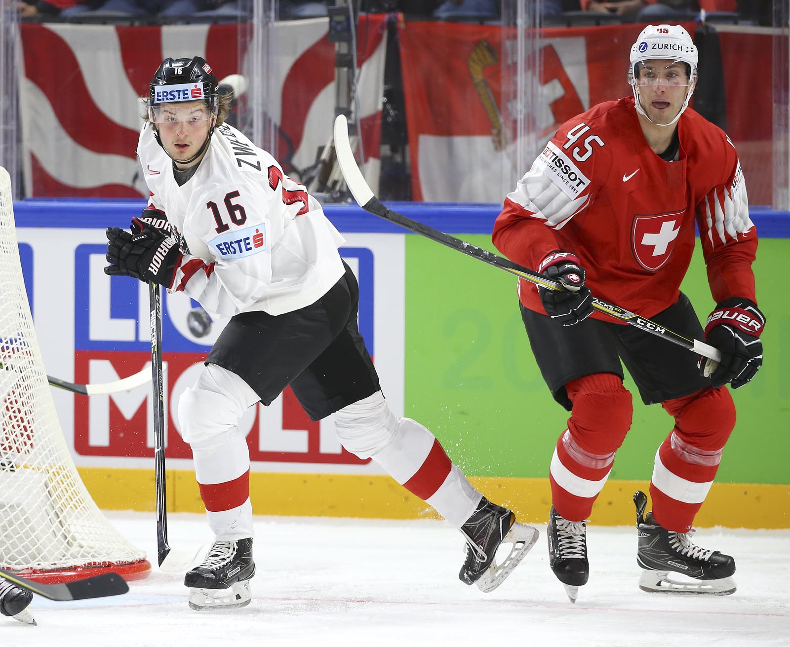 IIHF - Gallery: Switzerland vs. Austria