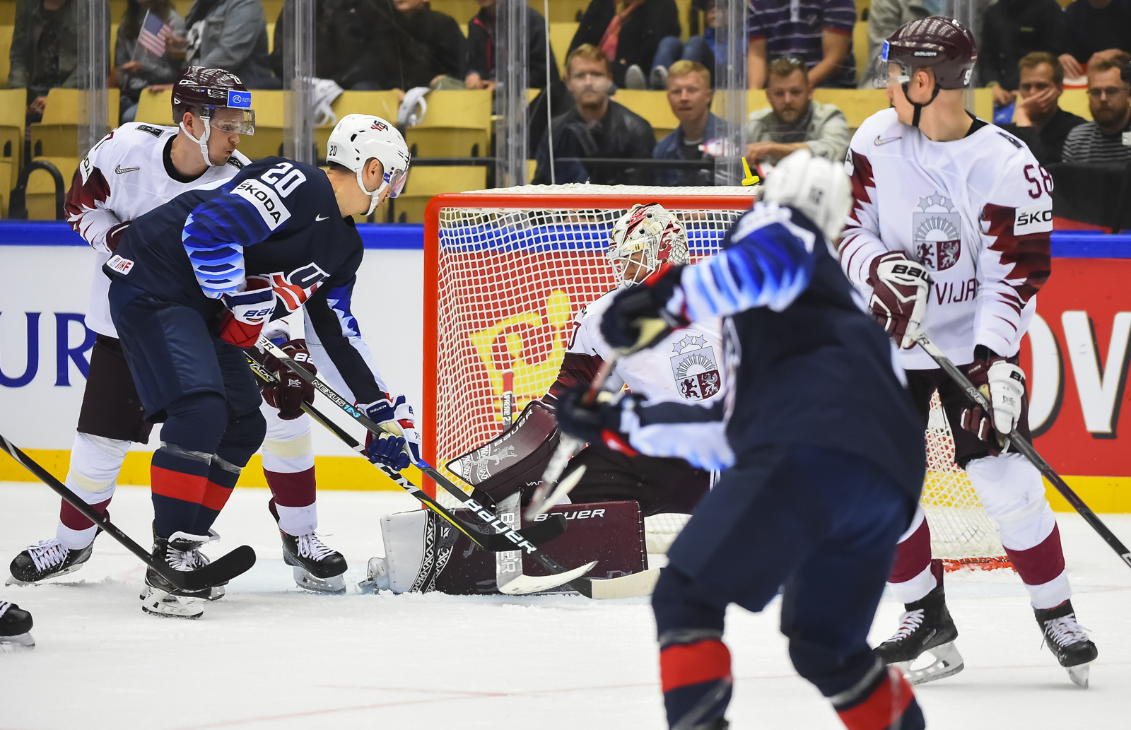 IIHF Gallery USA vs. Latvia