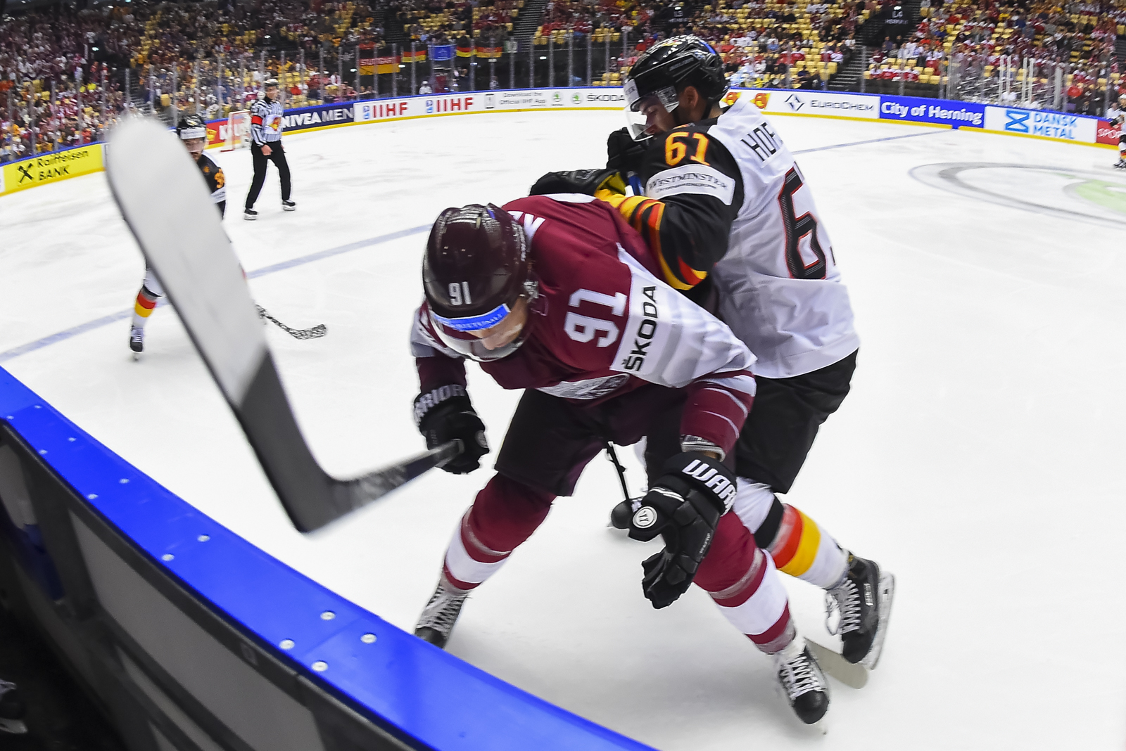 IIHF - Gallery: Latvia vs. Germany