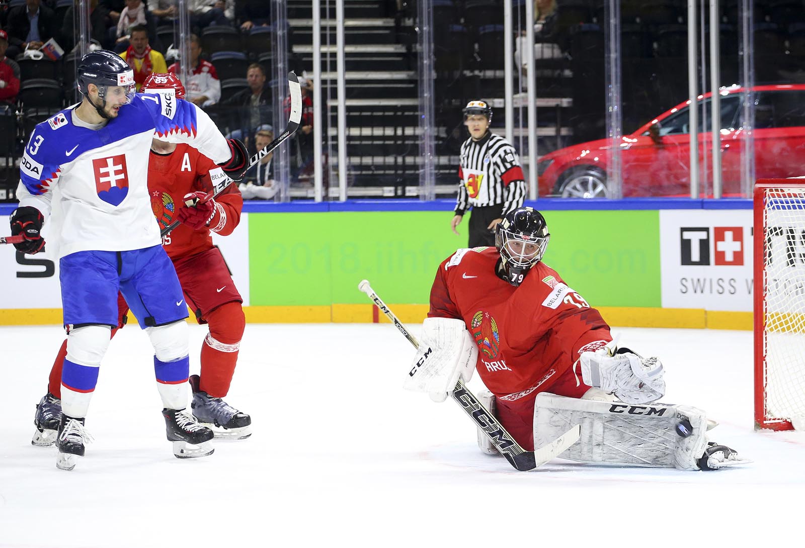 IIHF - Gallery: Belarus Vs. Slovakia