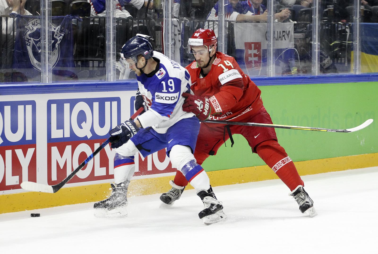 IIHF - Gallery: Belarus Vs. Slovakia