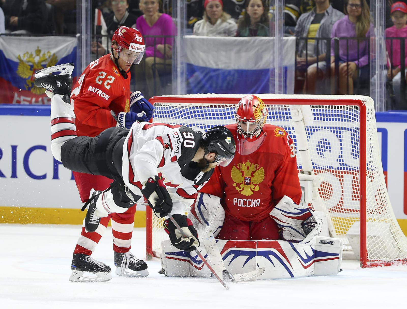 IIHF - Gallery: Russia vs. Canada (QF)