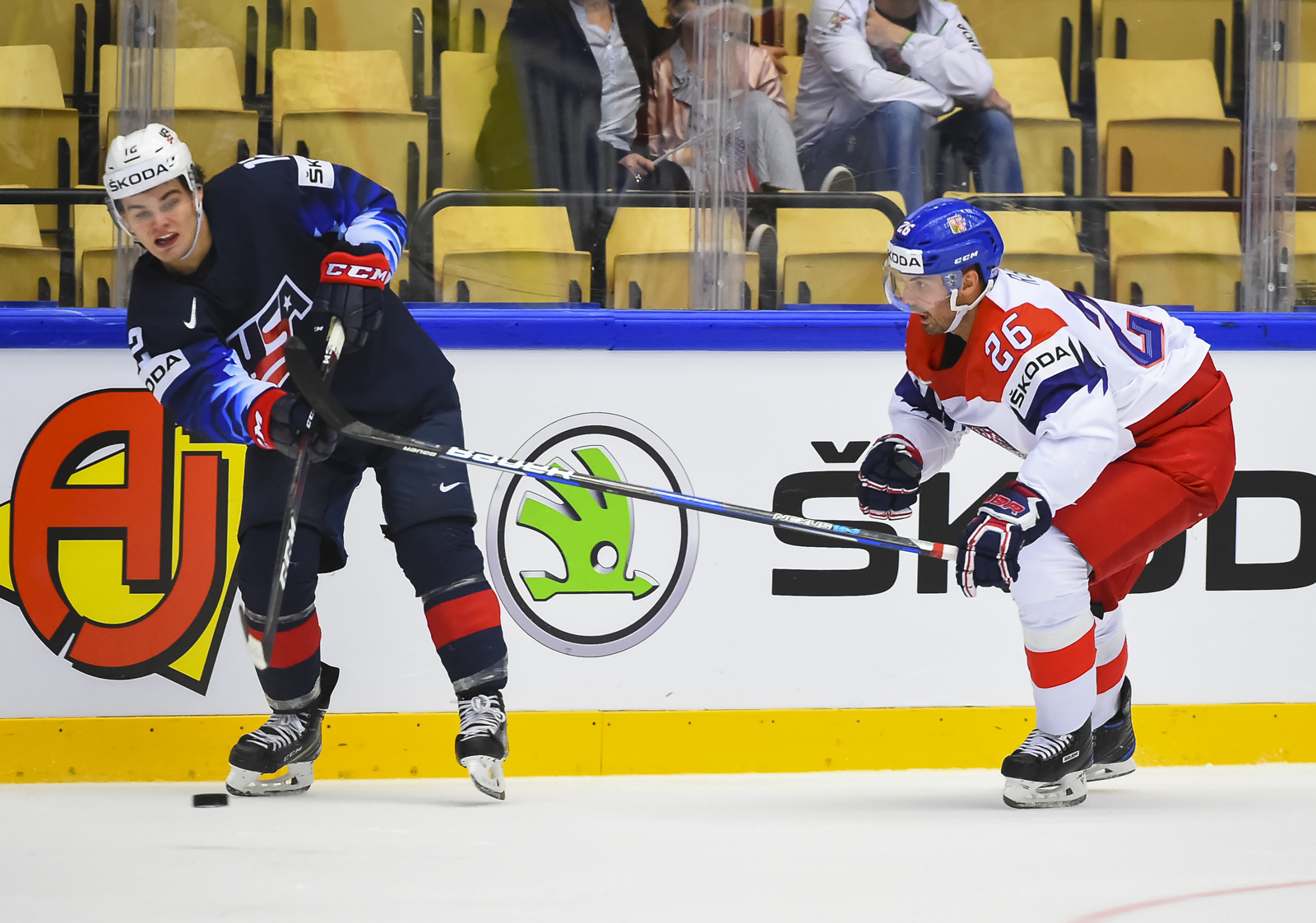 IIHF - Gallery: USA vs. Czech Republic (QF)