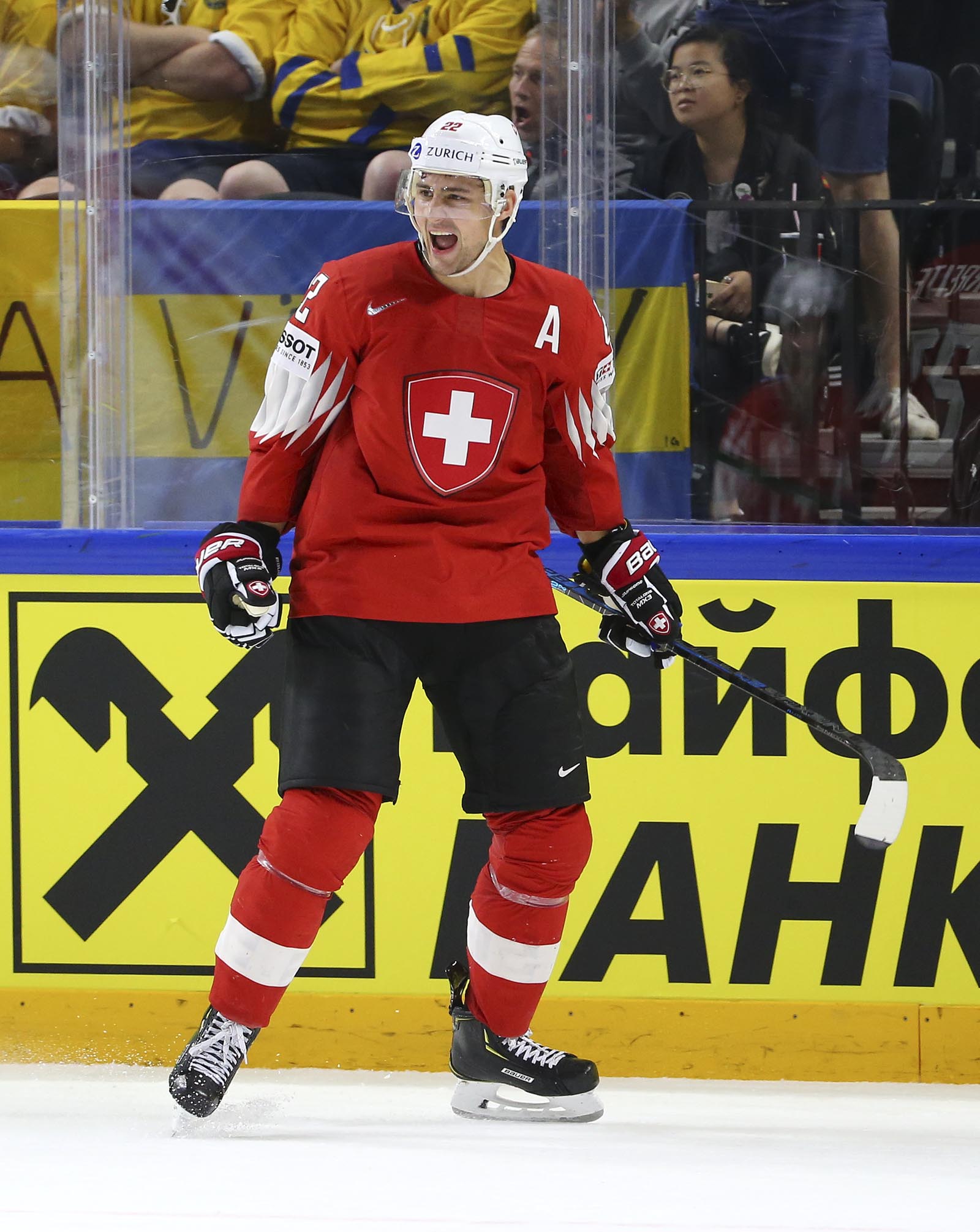 Switzerland - Nino Niederreiter 2018 World Championship Replica Fan Jersey  :: FansMania