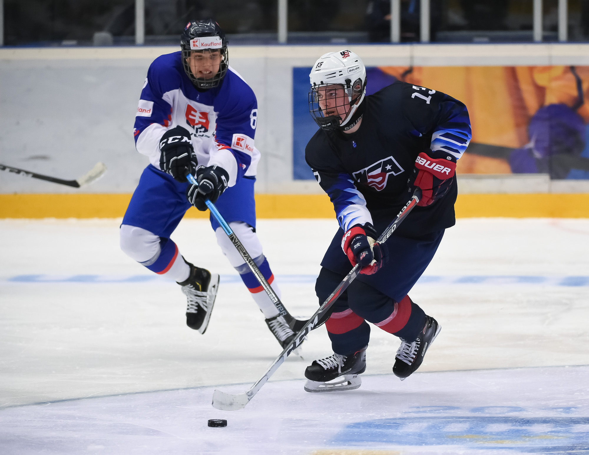 IIHF Gallery Slovakia vs. USA 2019 IIHF Ice Hockey U18 World