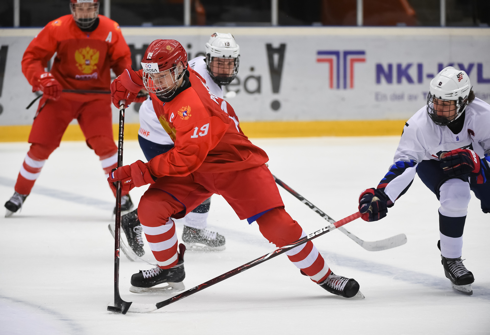 IIHF Gallery USA vs. Russia 2019 IIHF Ice Hockey U18 World