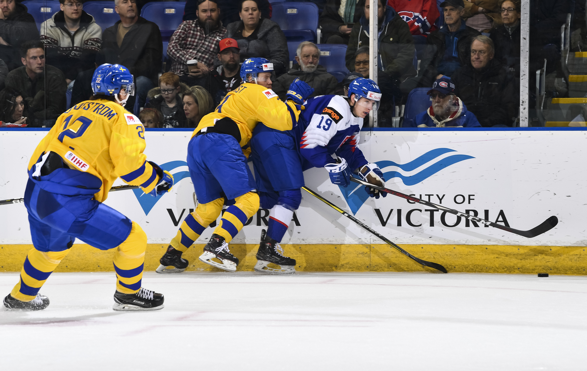 IIHF - Gallery: Slovakia vs. Sweden (2019 IIHF WJC)