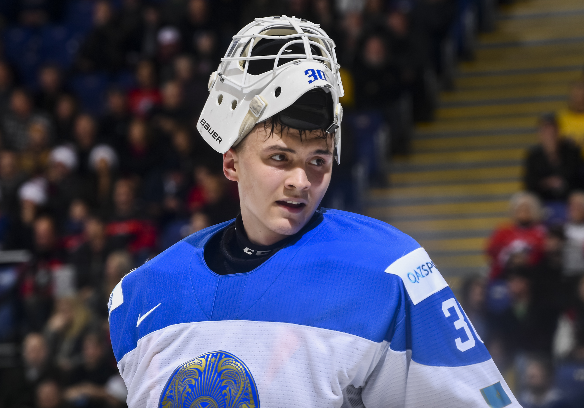 IIHF - Gallery: Denmark vs. Kazakhstan (2019 IIHF WJC)