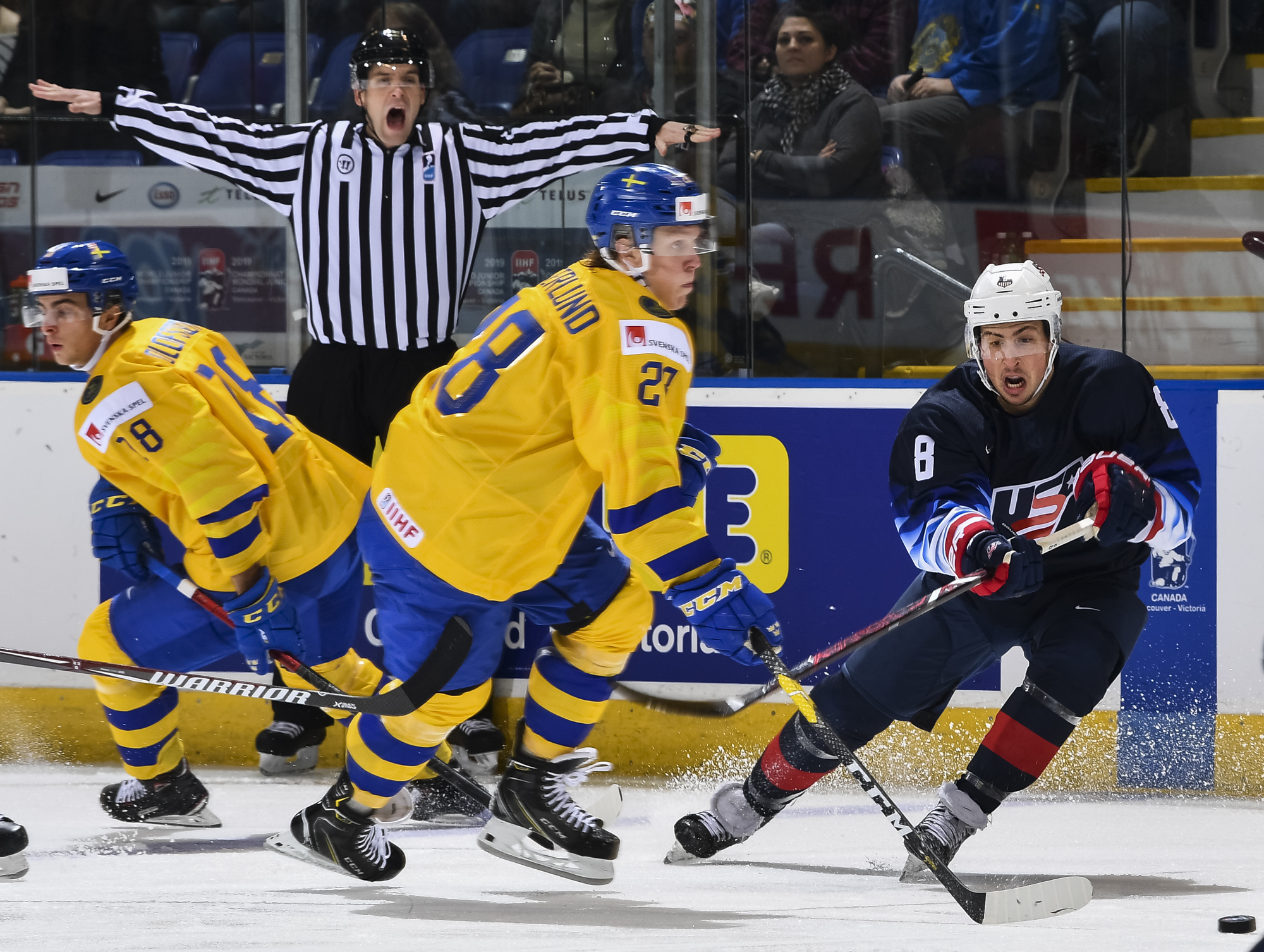 IIHF Gallery Sweden vs. USA (2019 IIHF WJC)