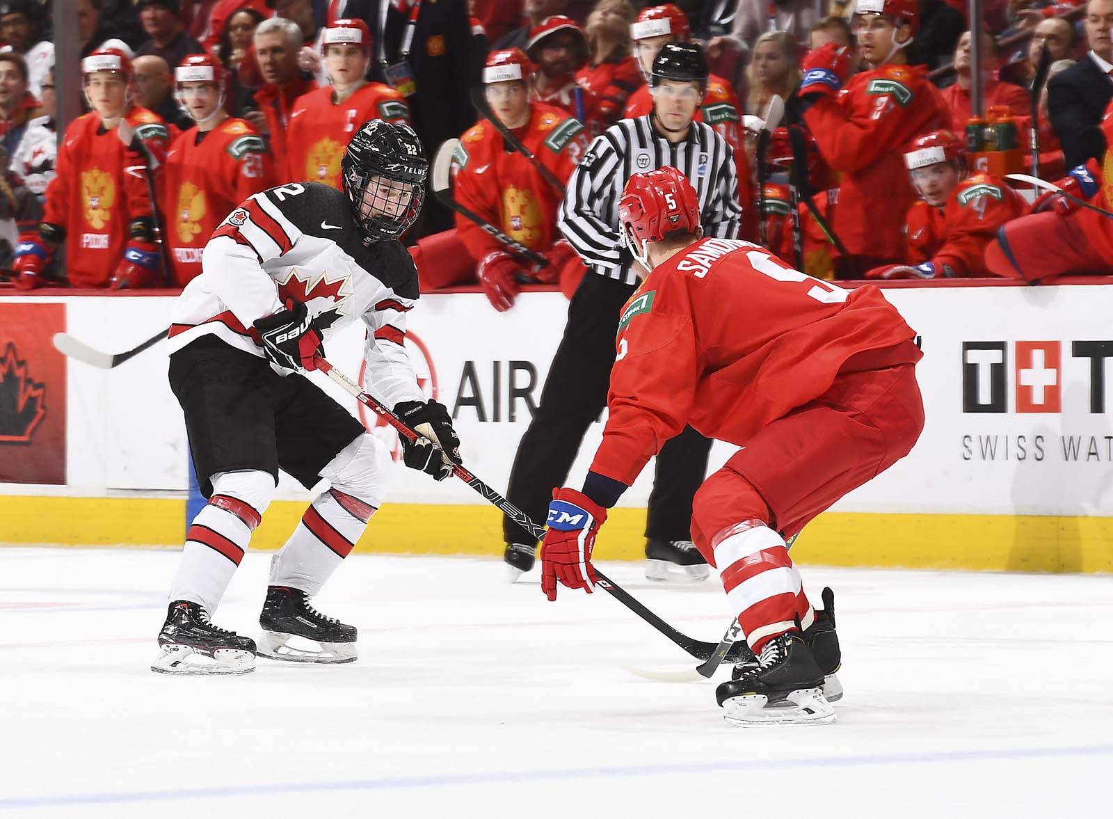 IIHF - Gallery: Russia vs. Canada (2019 IIHF WJC)