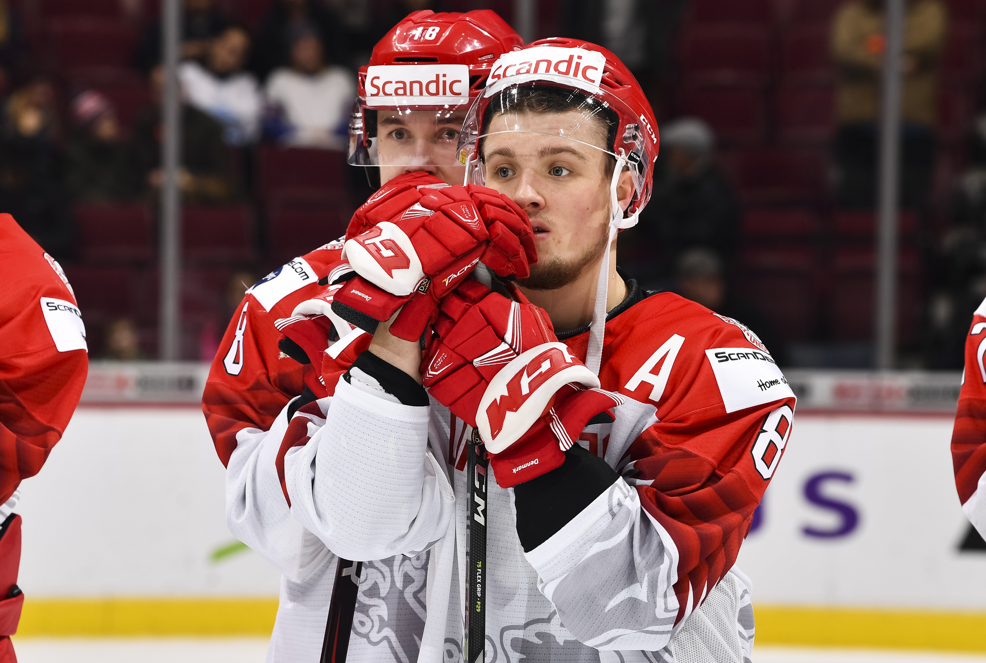 IIHF - Gallery: Denmark vs. Kazakhstan (2019 IIHF WJC)