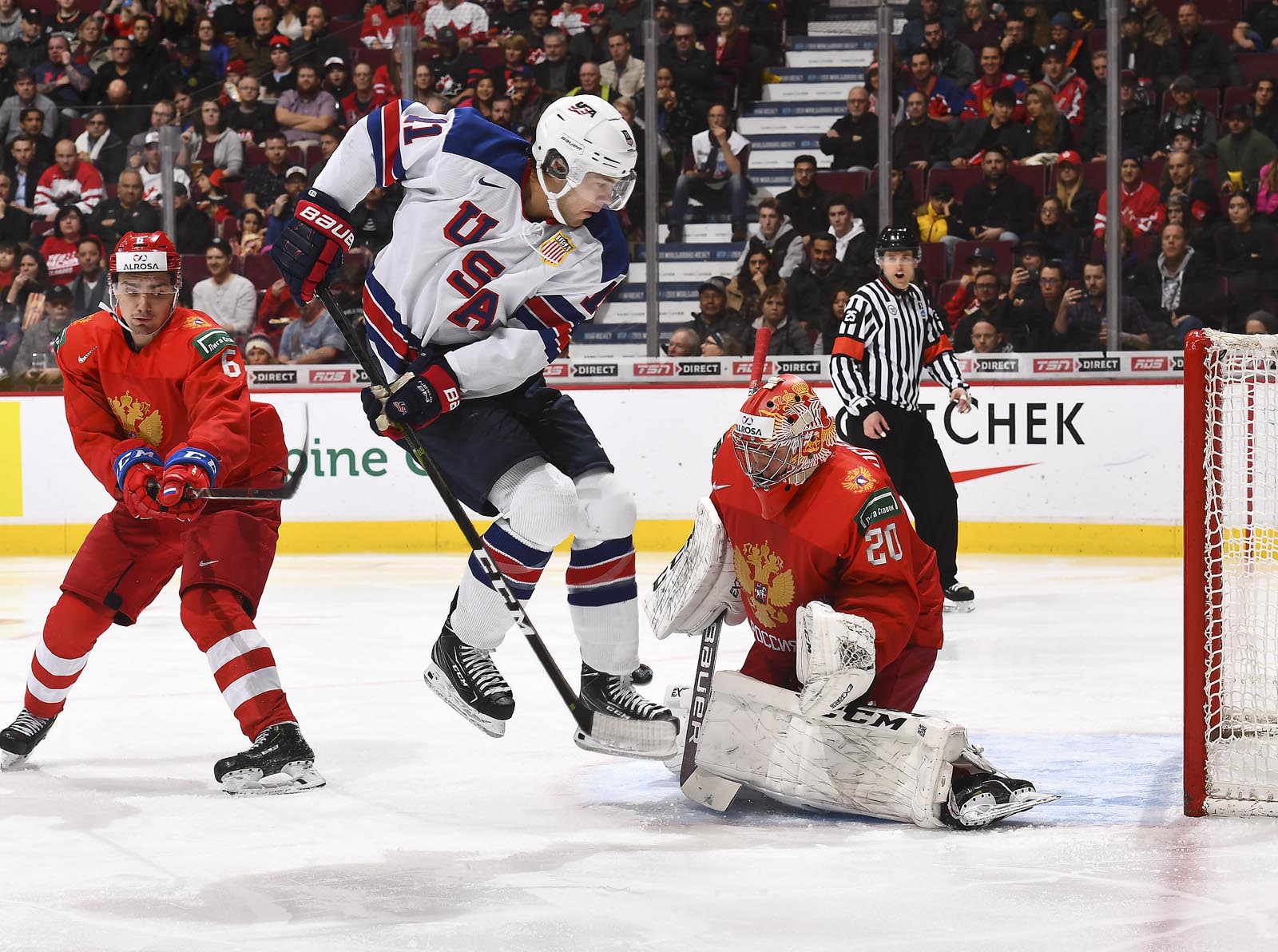 IIHF - Gallery: Russia vs. USA (2019 IIHF WJC)