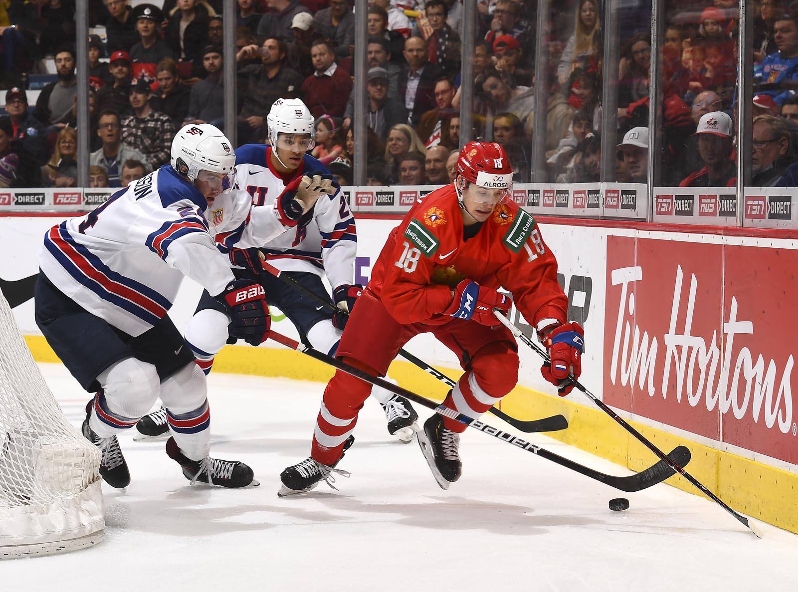 IIHF - Gallery: Russia vs. USA (2019 IIHF WJC)