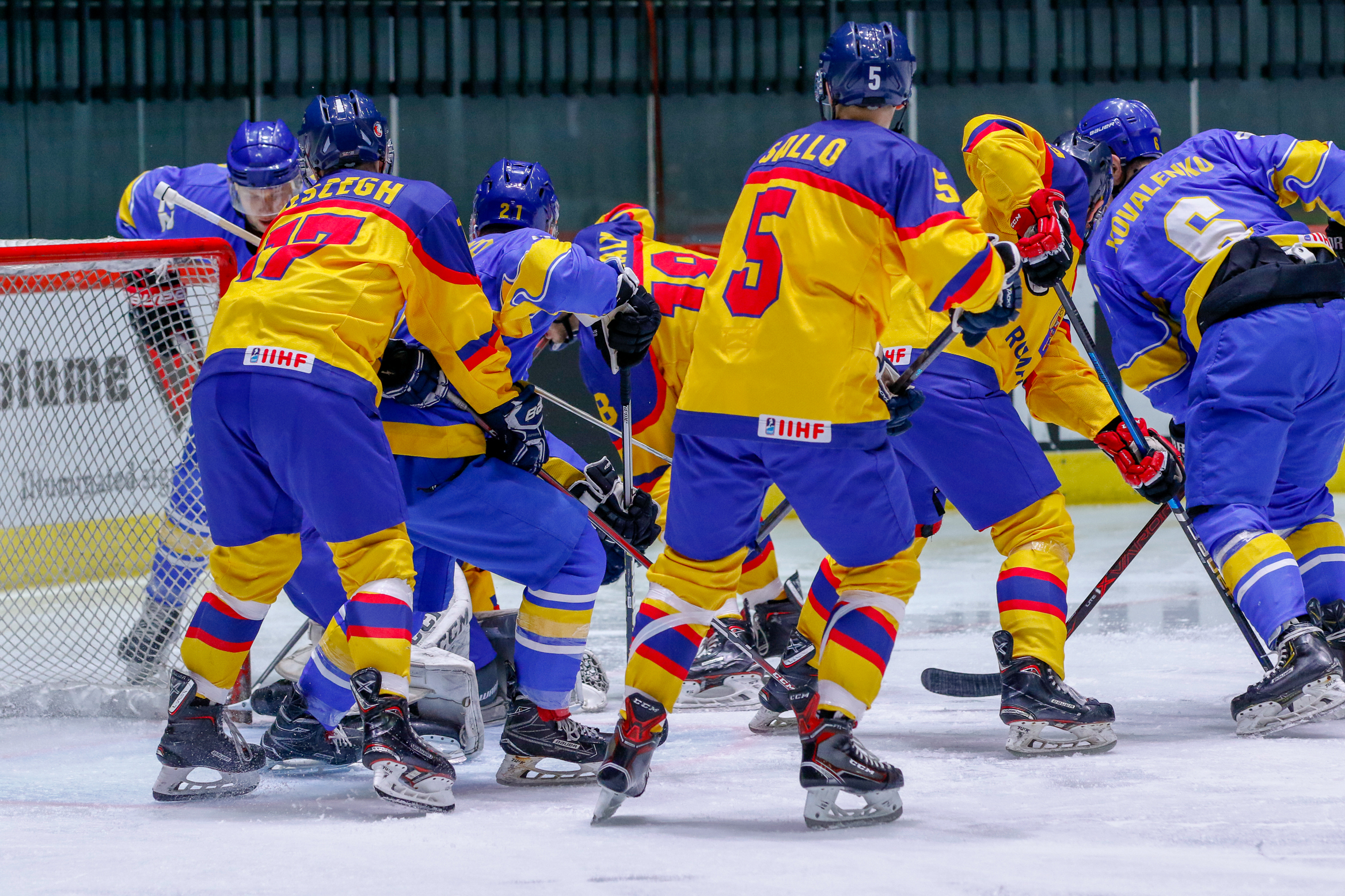 IIHF - Gallery: Ukraine vs. Romania - 2019 IIHF Ice Hockey World