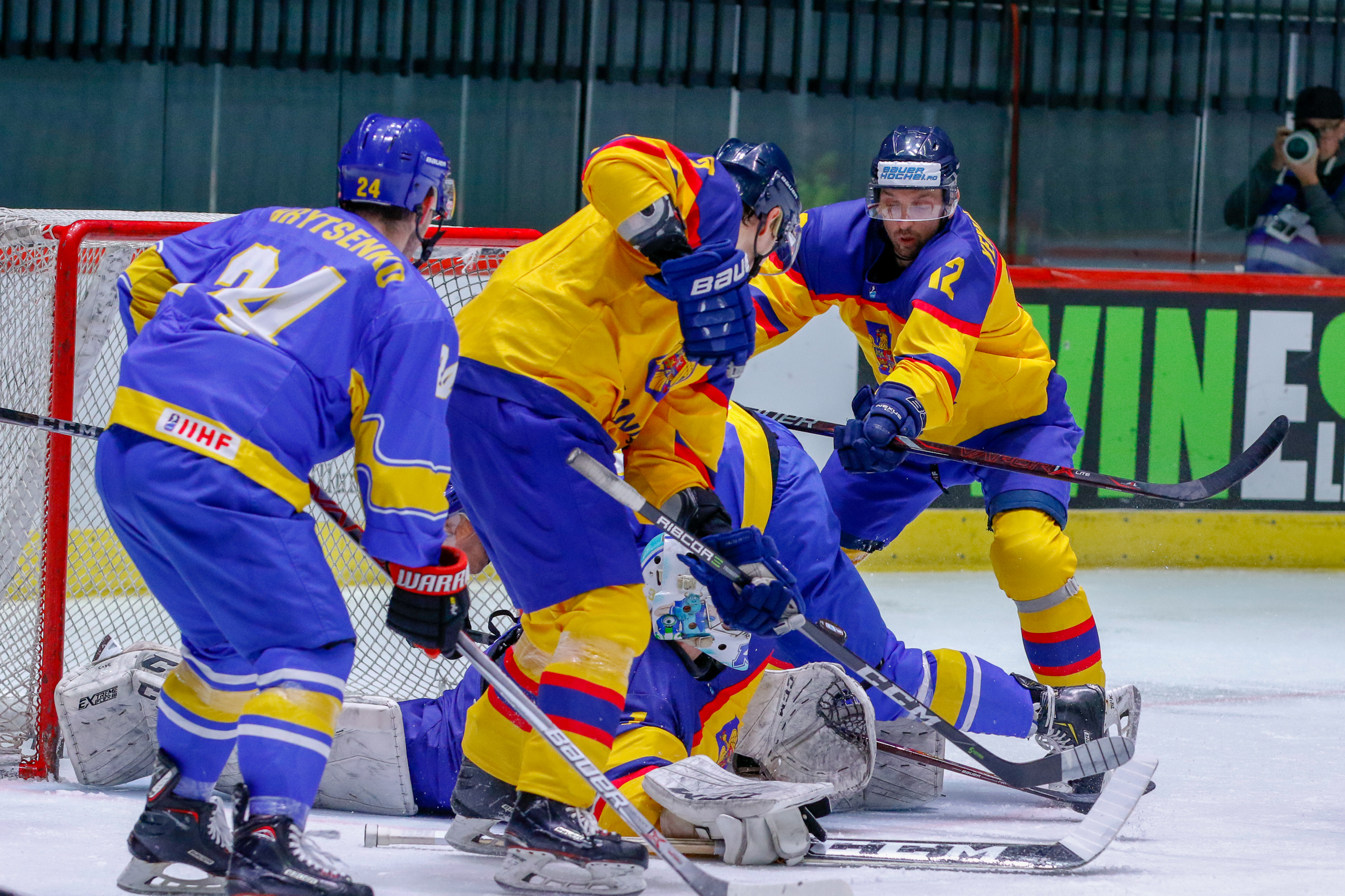 IIHF - Gallery: Ukraine Vs. Romania - 2019 IIHF Ice Hockey World ...