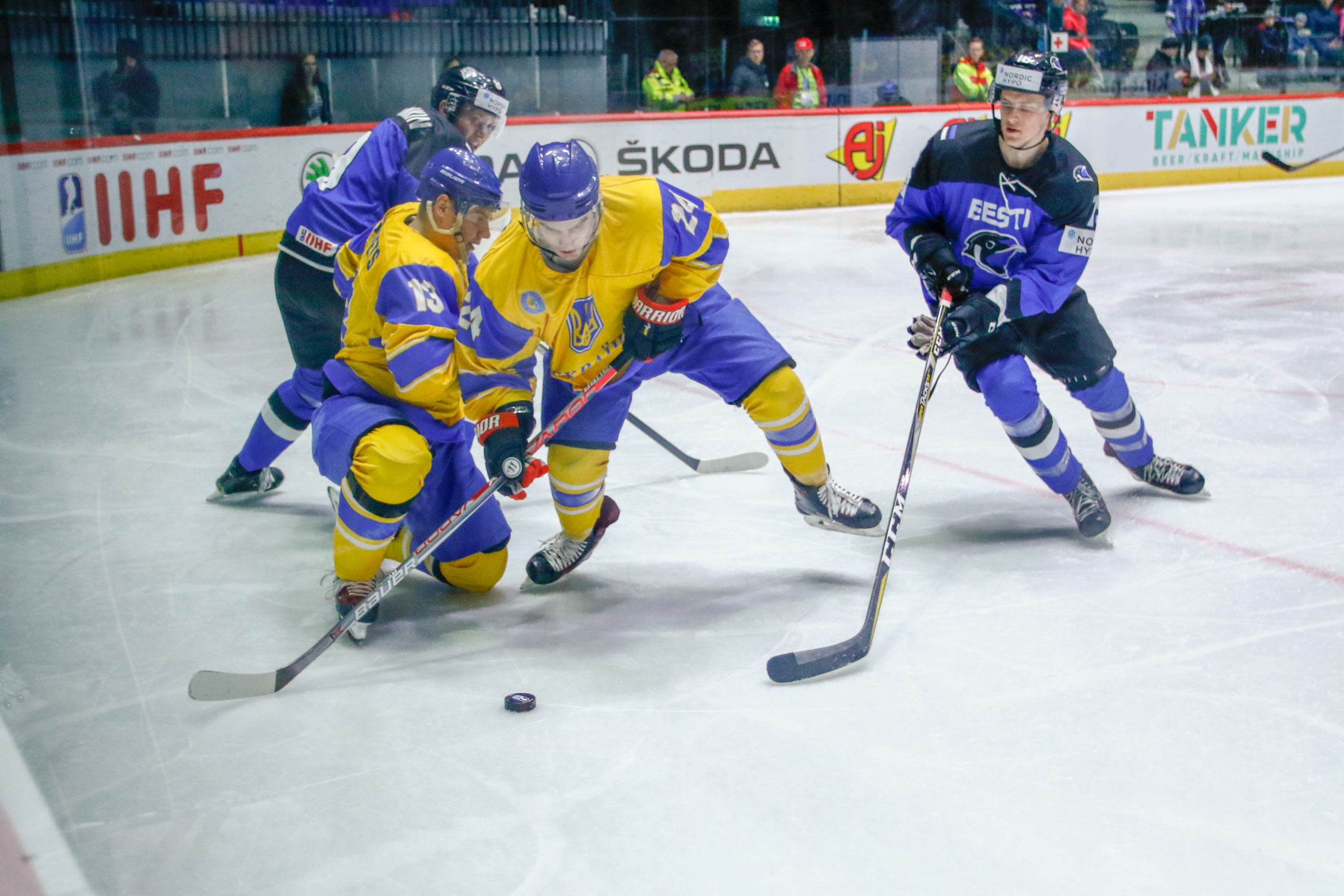 IIHF - Gallery: Estonia vs. Ukraine - 2019 IIHF Ice Hockey World ...