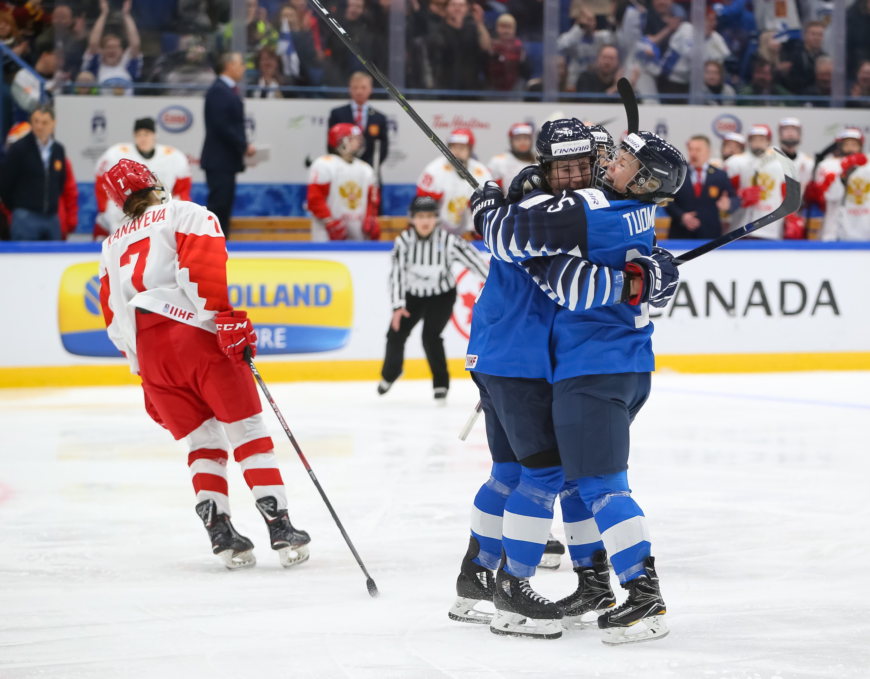 IIHF Gallery Russia vs. Finland 2019 IIHF Ice Hockey Women's World