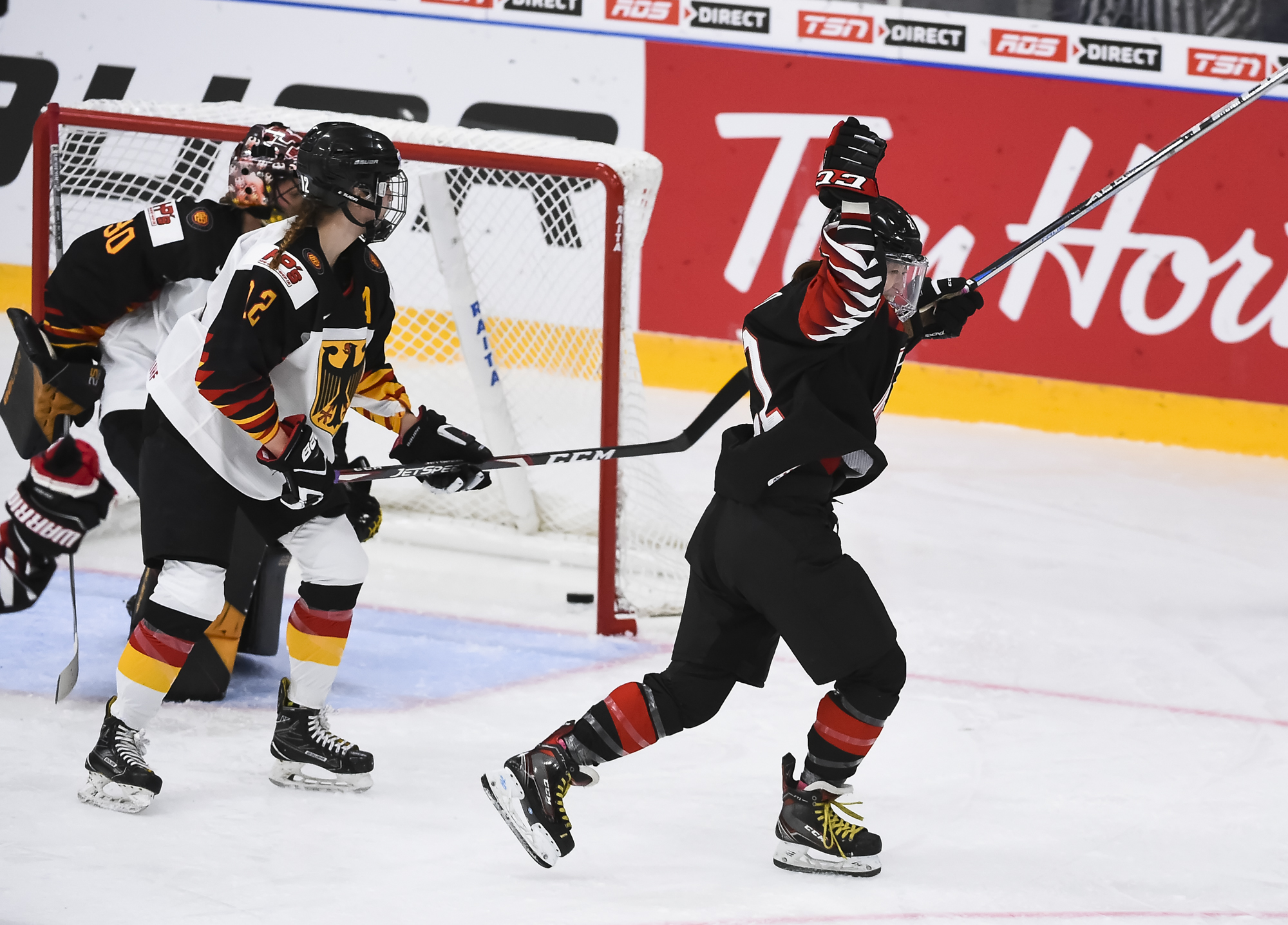 usa vs germany hockey box score