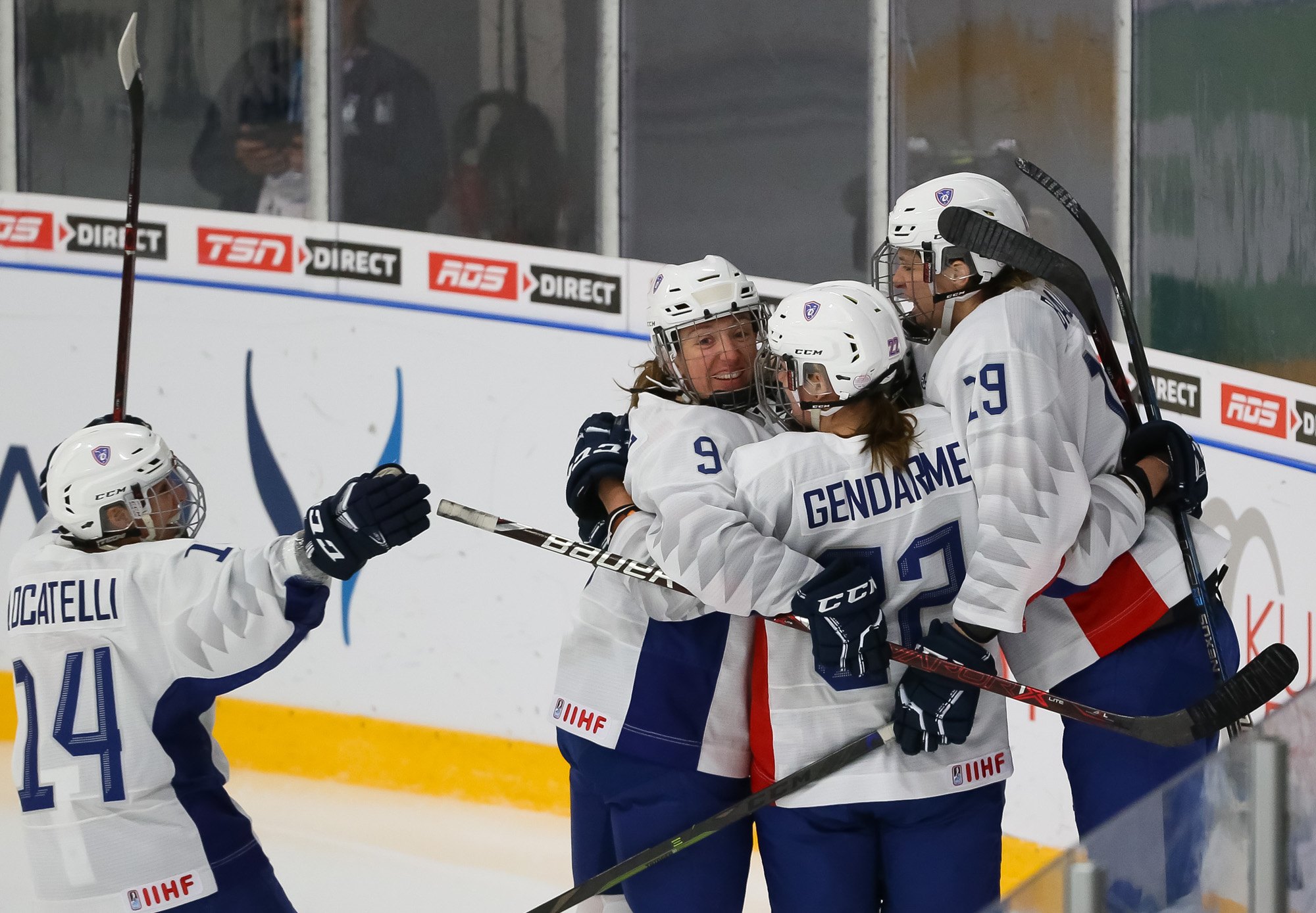 IIHF - Gallery: Germany vs France - 2023 IIHF Women's World