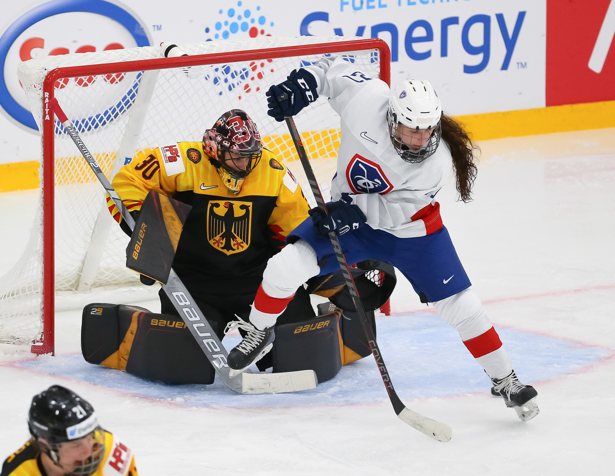 IIHF - Gallery: Germany vs France - 2023 IIHF Women's World