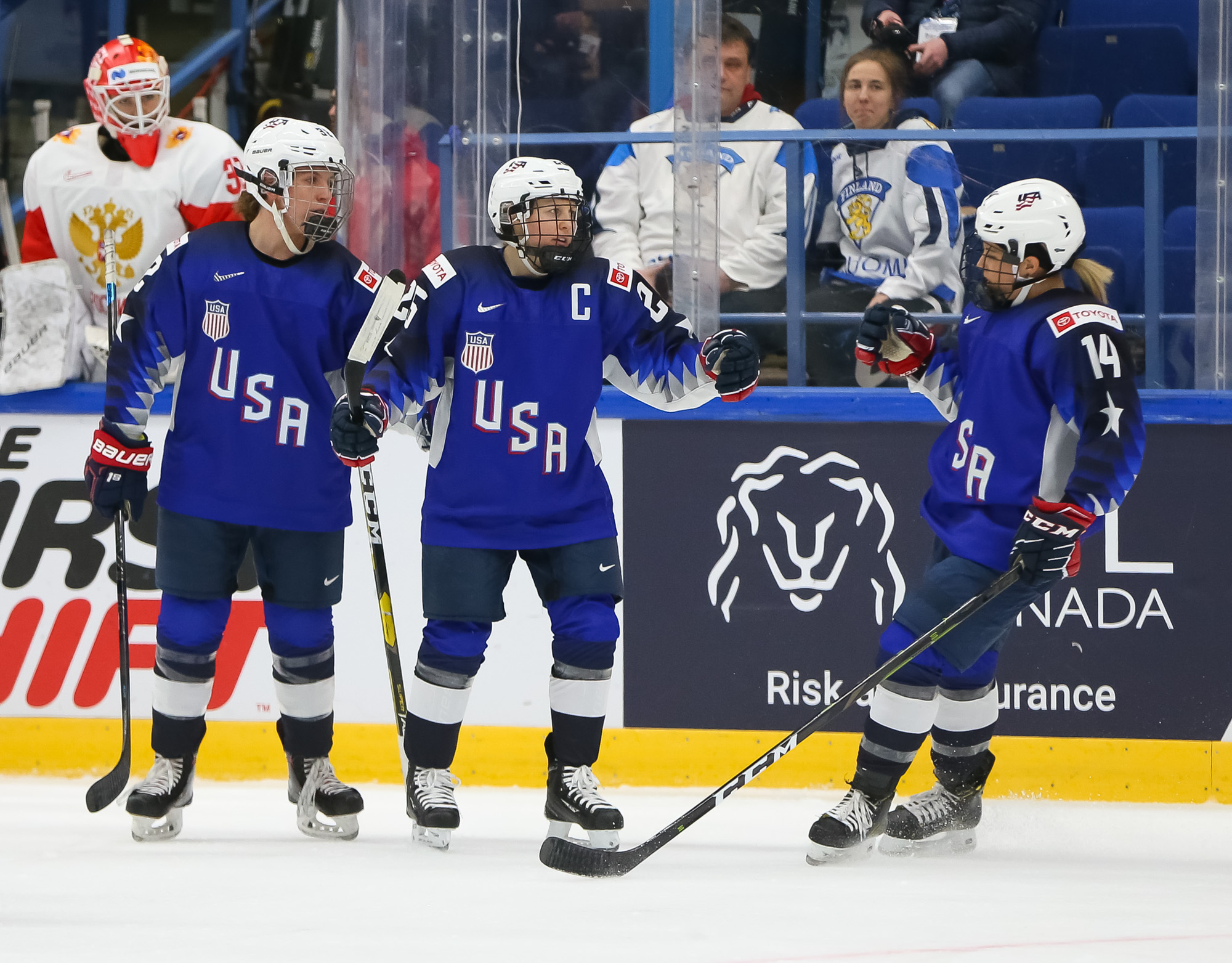 International Table Hockey Federation. IIHF World women’s u18 Championship Czech Republic 2017. Germany vs Russia. Russia is down