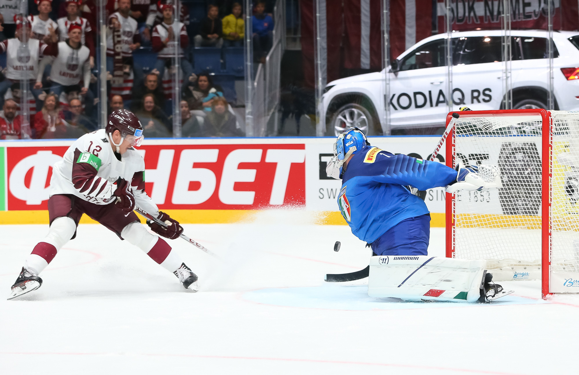 IIHF - Brave Bernard Can't Stop Latvia