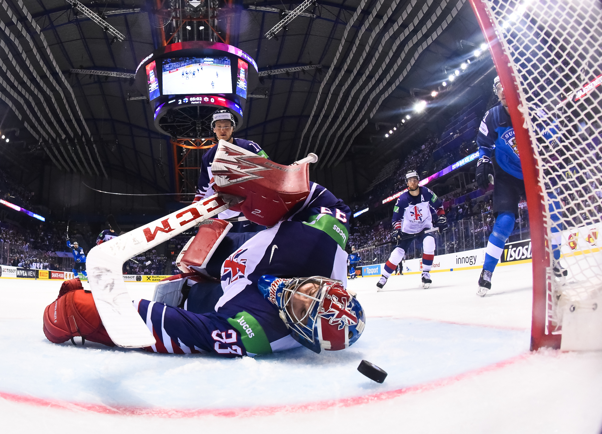 IIHF Finland gets past GB