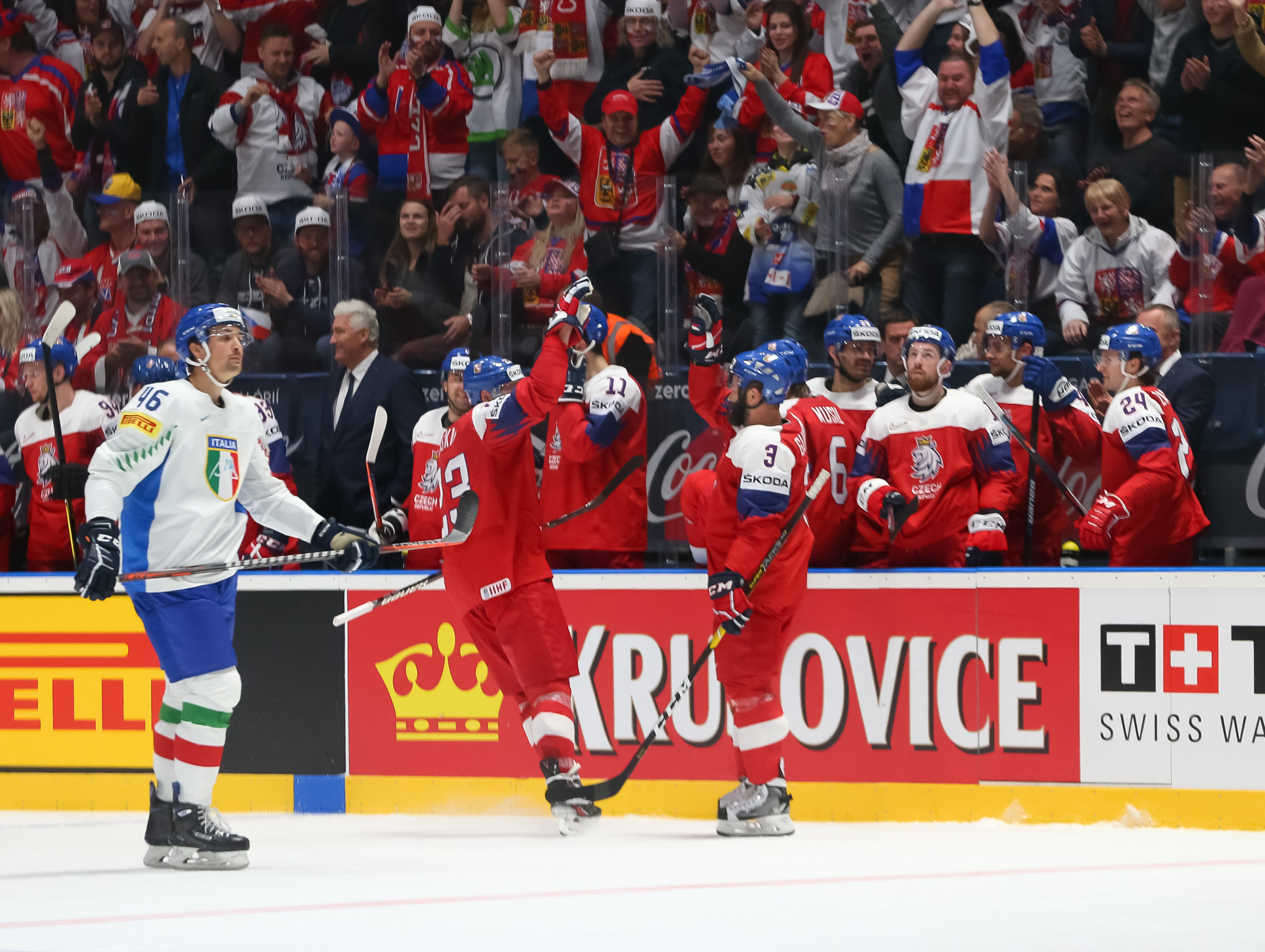 IIHF - Gallery: Czech Republic vs. Italy - 2019 IIHF Ice ...