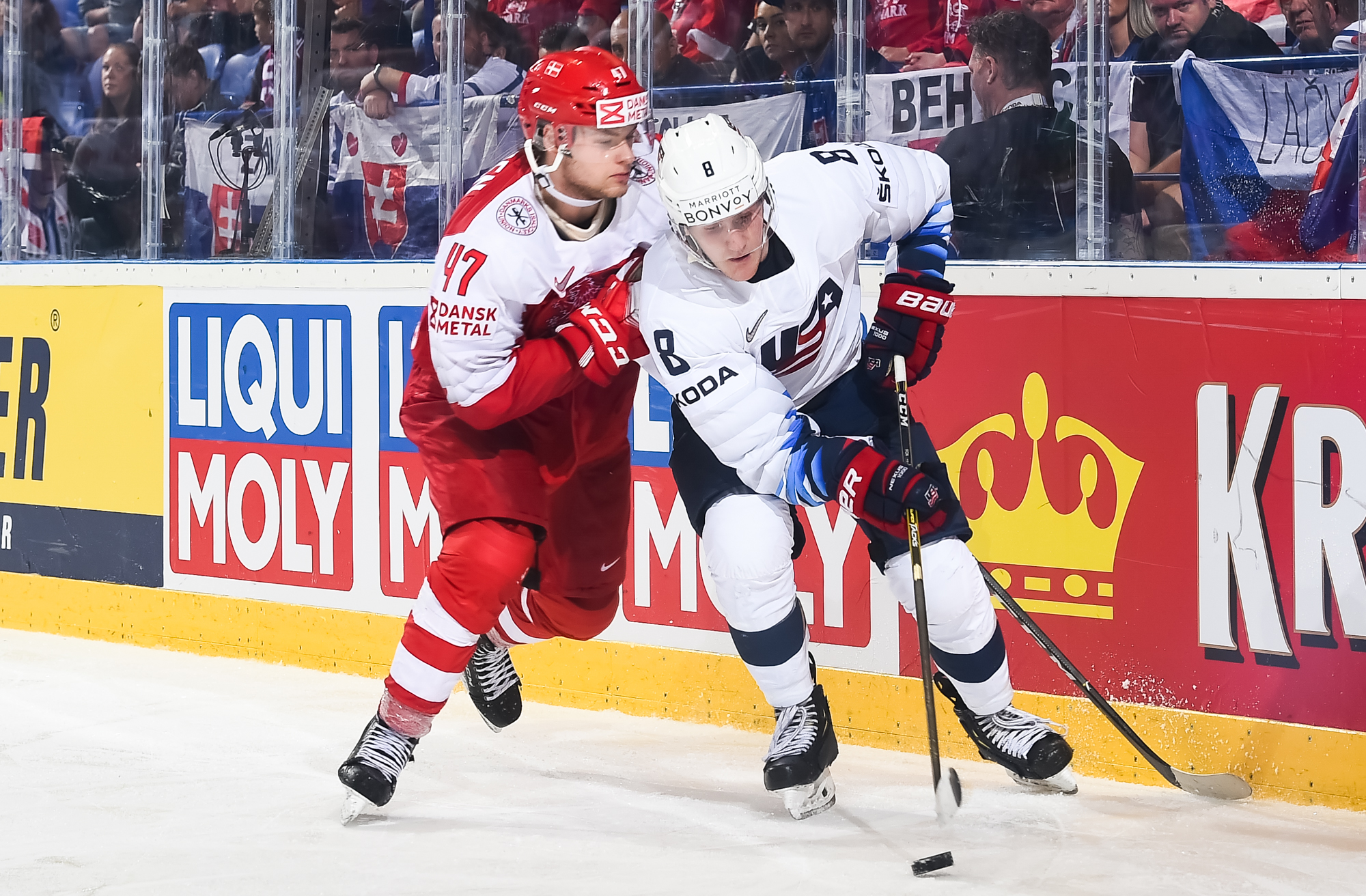 IIHF - Gallery: Denmark vs. USA - 2019 IIHF Ice Hockey ...