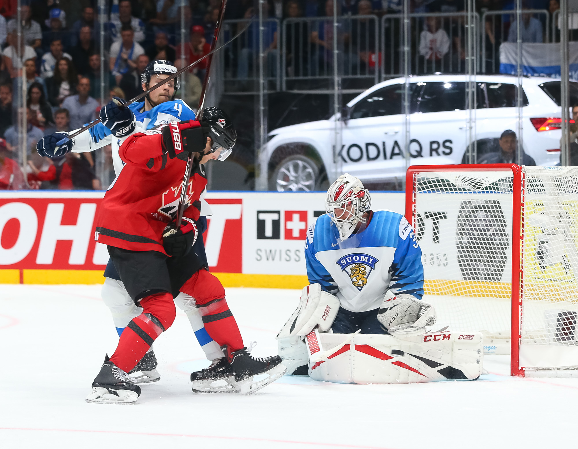 Bratislava, Slovakia. 26th May, 2019. Shea THEODORE, CAN 27 celebrates his  goal, happy, laugh, celebration, 1-0 CANADA - FINLAND Kanada - Finnland  FINAL IIHF ICE HOCKEY WORLD CHAMPIONSHIPS in Bratislava, Slovakia, Slowakei