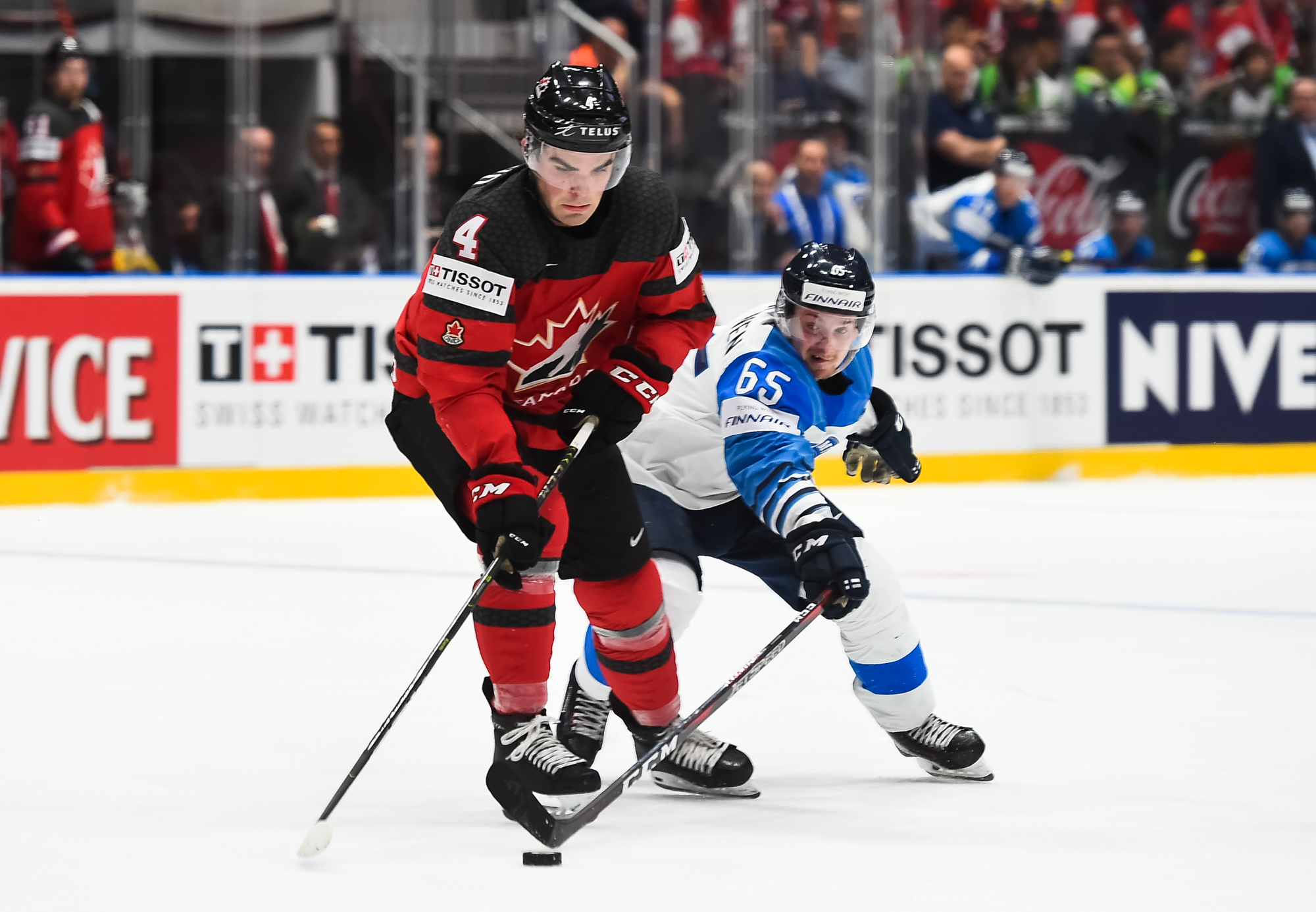 Bratislava, Slovakia. 26th May, 2019. Shea THEODORE, CAN 27 celebrates his  goal, happy, laugh, celebration, 1-0 CANADA - FINLAND Kanada - Finnland  FINAL IIHF ICE HOCKEY WORLD CHAMPIONSHIPS in Bratislava, Slovakia, Slowakei