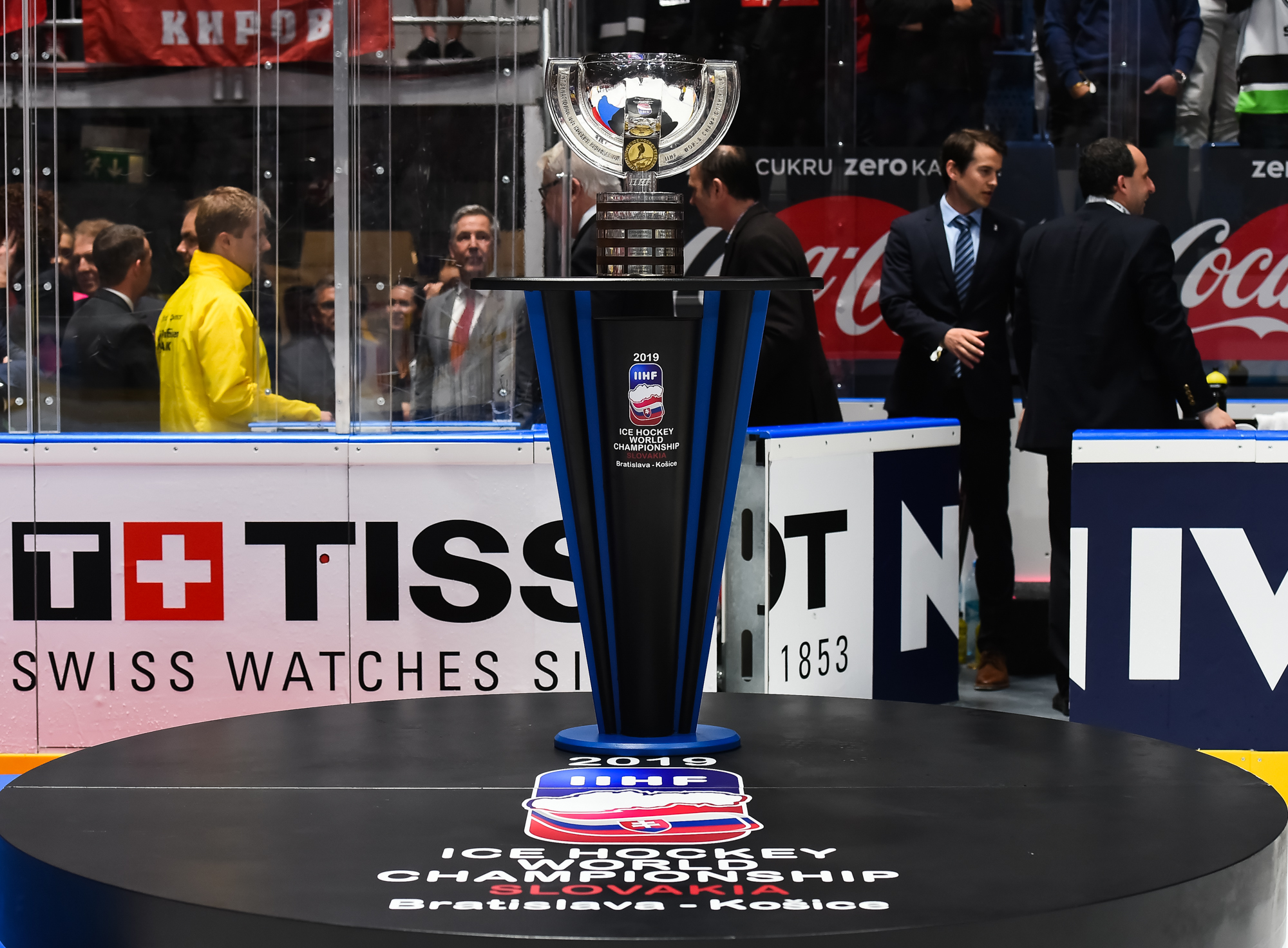 Bratislava, Slovakia. 26th May, 2019. Kaapo KAKKO, FIN 24 Finland won the  title and celebrate the trophy CANADA - FINLAND 1-3 Kanada - Finnland FINAL  IIHF ICE HOCKEY WORLD CHAMPIONSHIPS in Bratislava