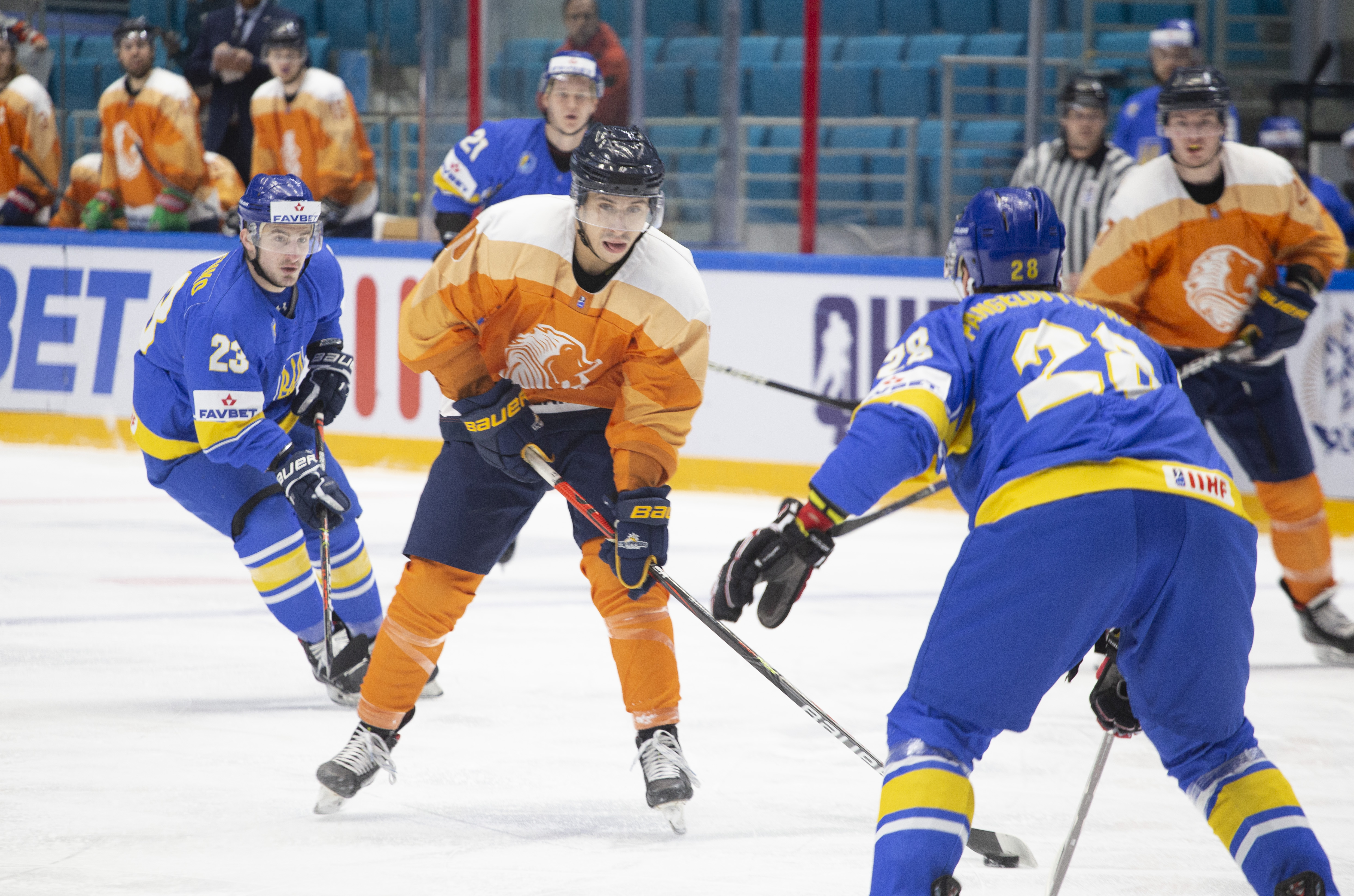 IIHF - Gallery: Netherlands vs. Ukraine - 2020 Men's Olympic