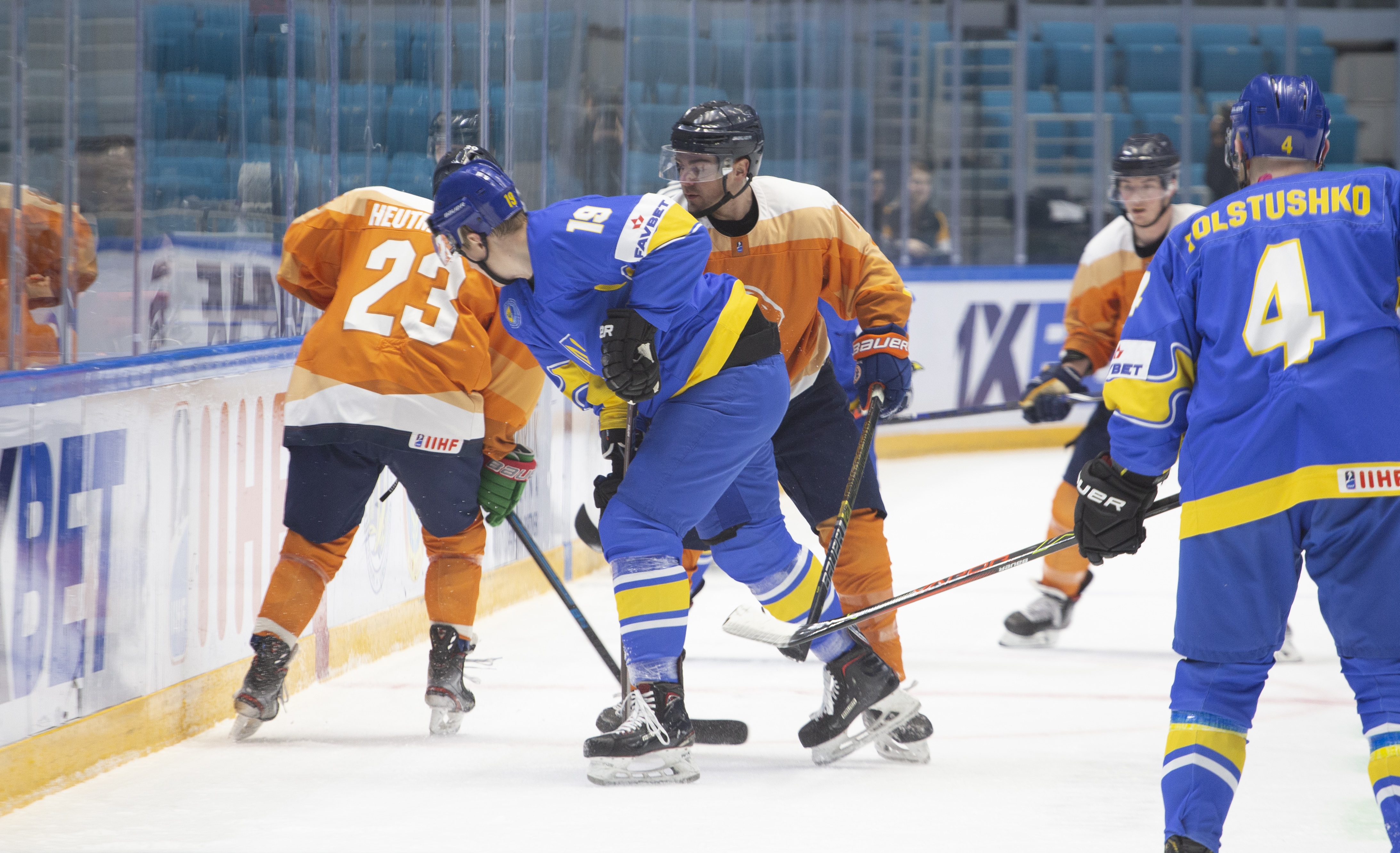 IIHF - Gallery: Netherlands vs. Ukraine - 2020 Men's Olympic