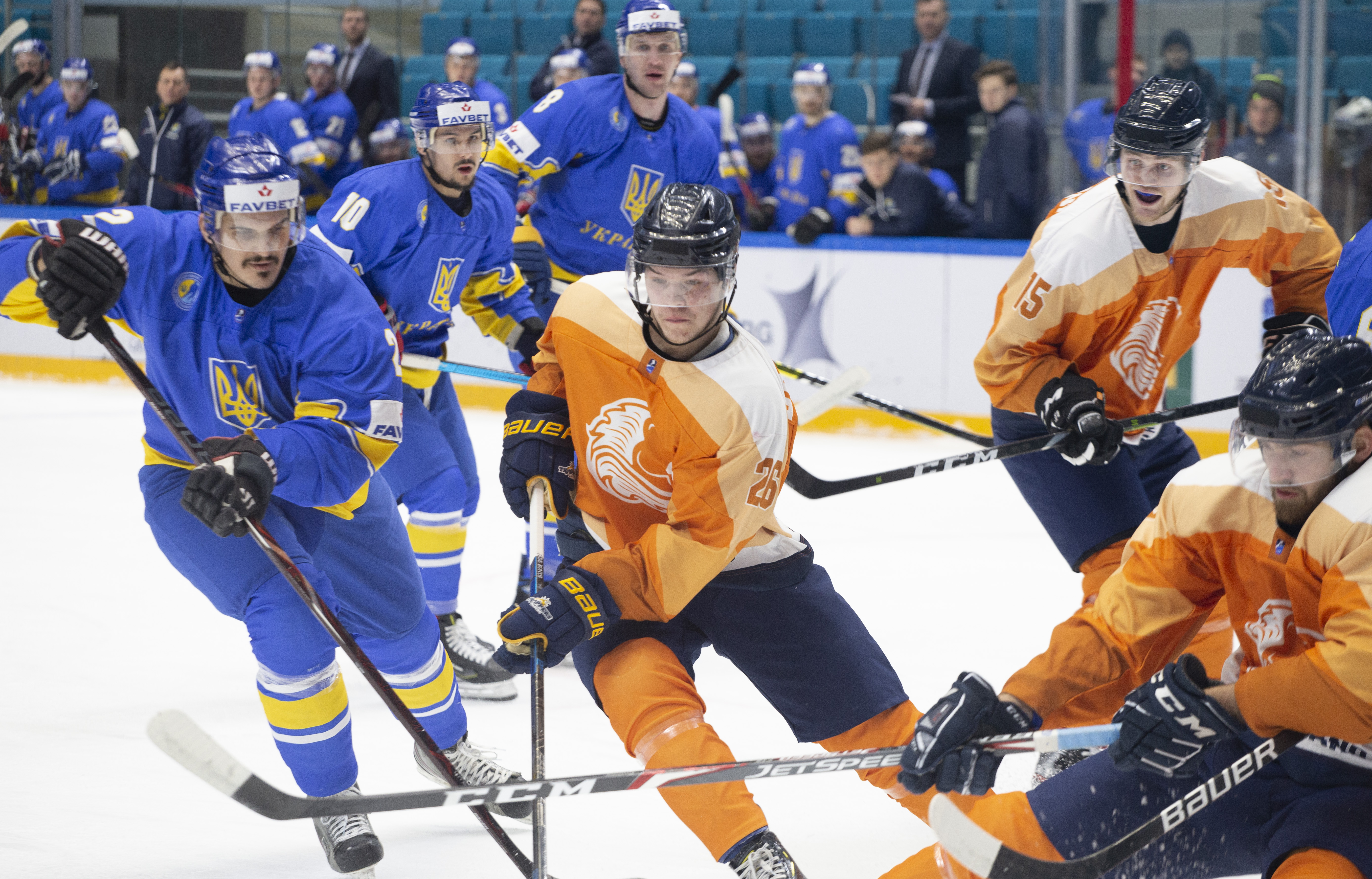 IIHF - Gallery: Netherlands vs. Ukraine - 2020 Men's Olympic