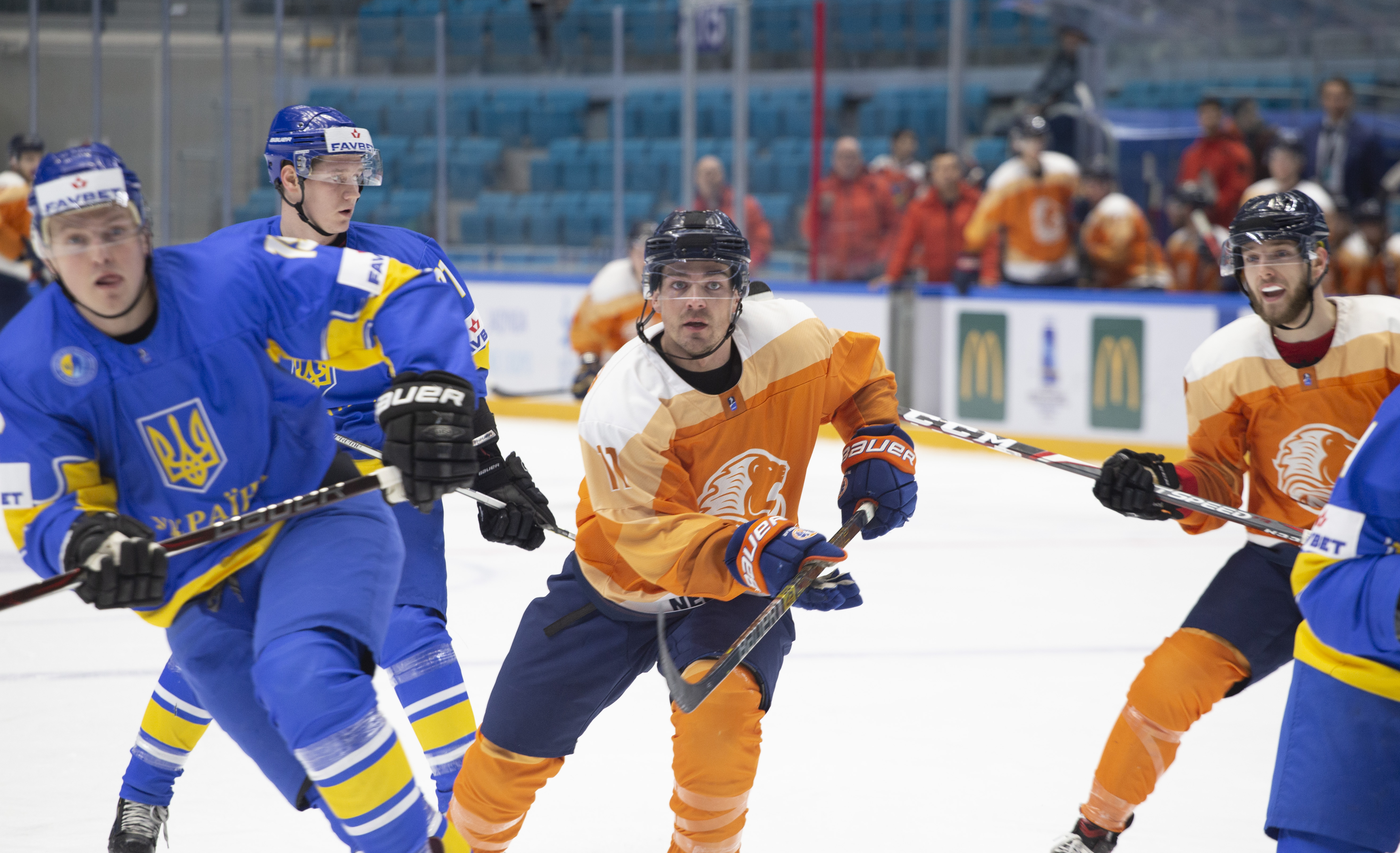 IIHF - Gallery: Netherlands vs. Ukraine - 2020 Men's Olympic Qualification Group H