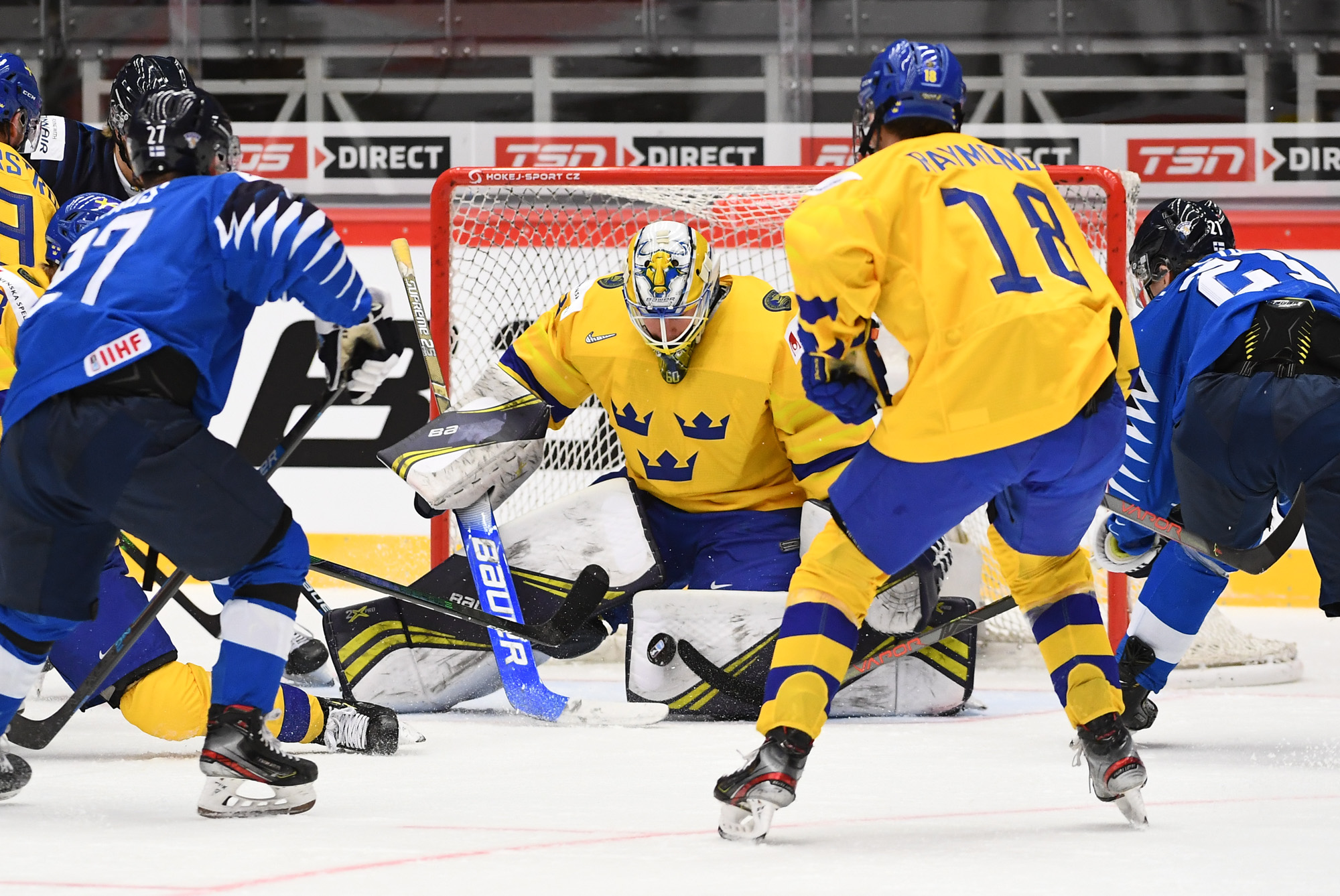 IIHF - Gallery: Sweden vs. Finland - 2020 IIHF World Junior Championship