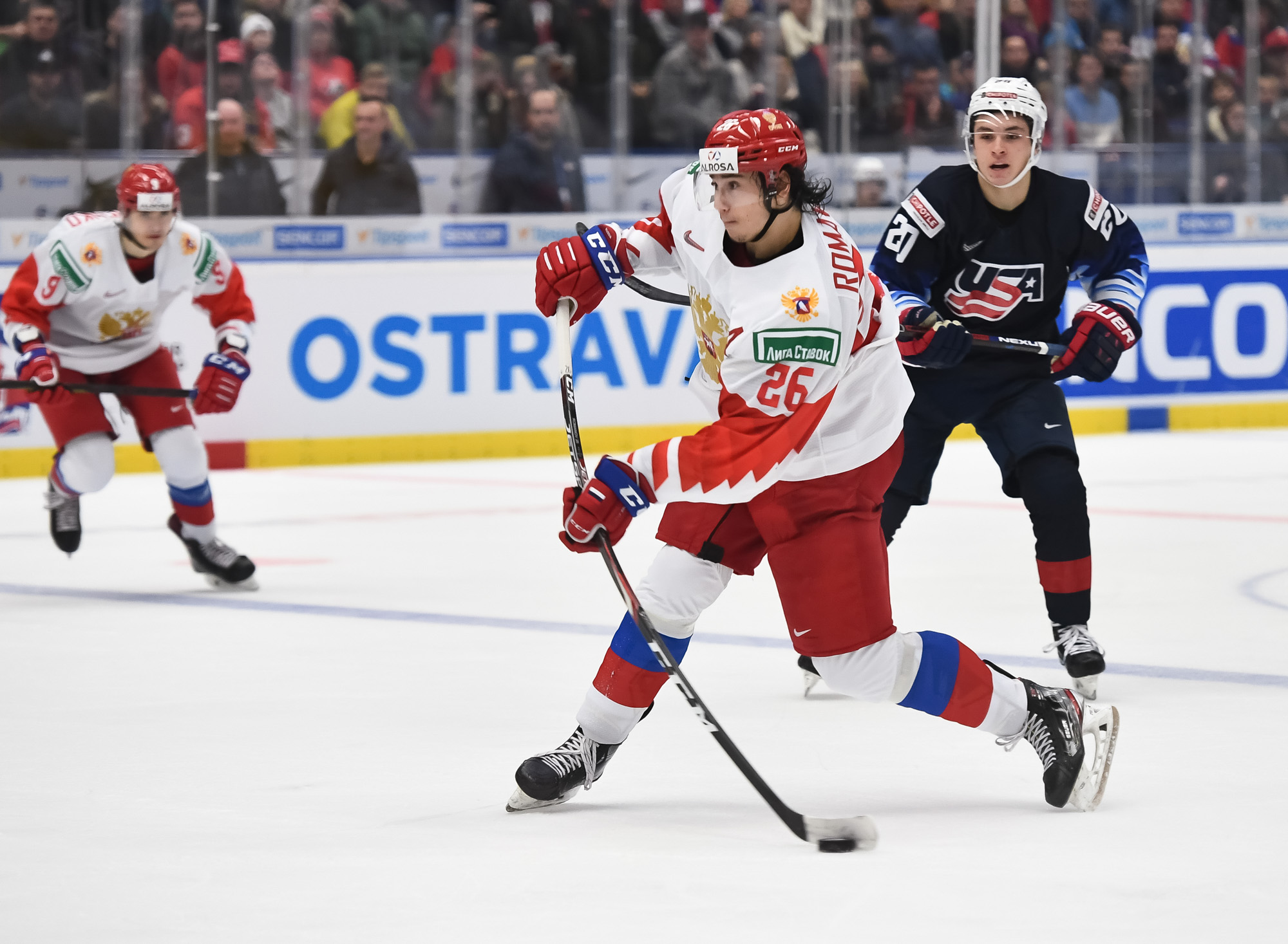 IIHF - Gallery: USA vs. Russia - 2020 IIHF World Junior Championship