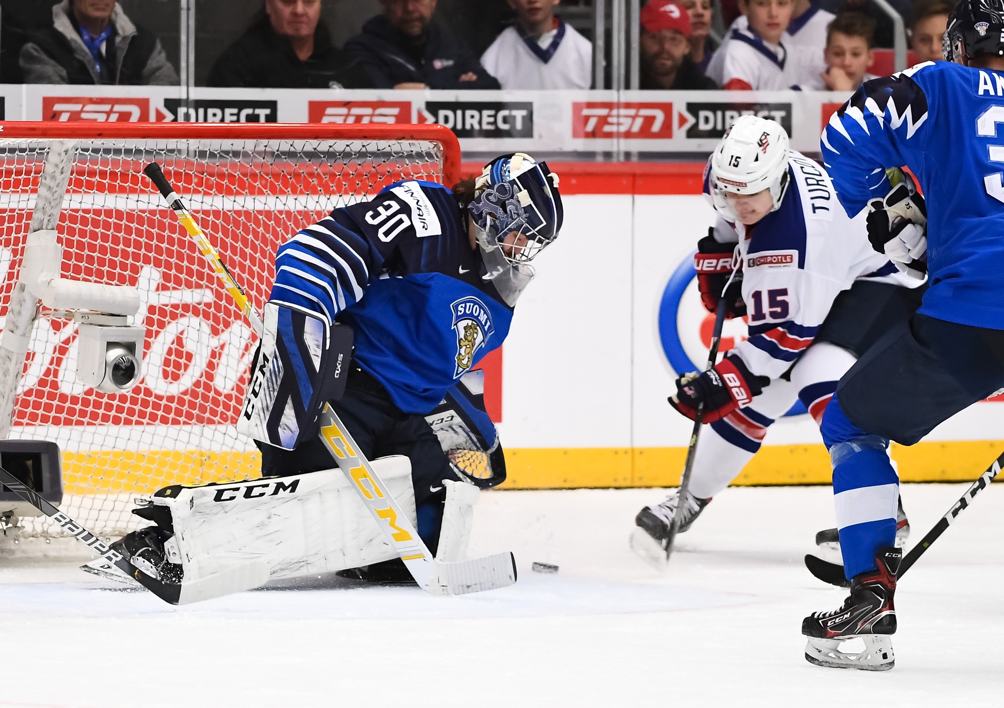 IIHF - Gallery: USA vs. Finland (QF) - 2020 IIHF World Junior Championship