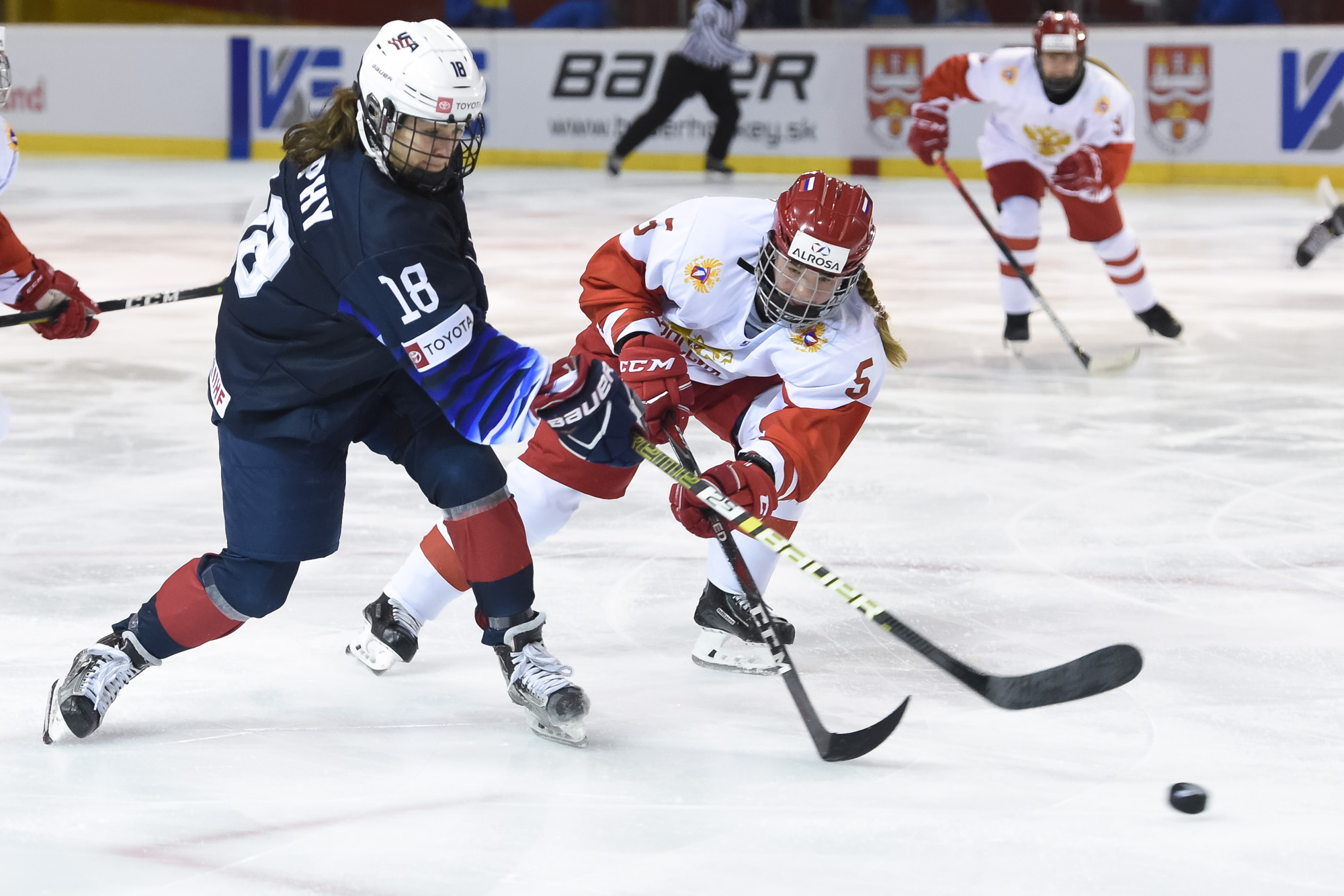 IIHF - Gallery: USA vs. Russia - 2020 IIHF Ice Hockey U18 Women's World 