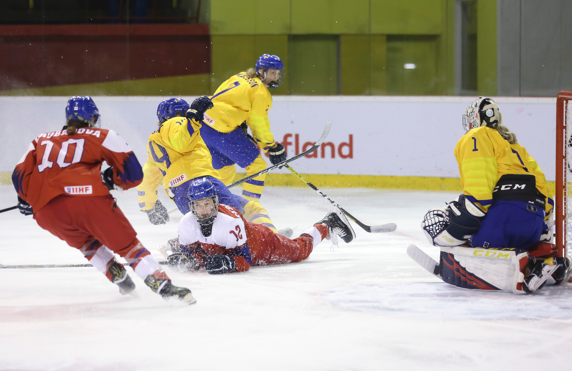 Iihf Gallery Czech Republic Vs Sweden 5th 2020 Iihf Ice Hockey U18 Womens World 