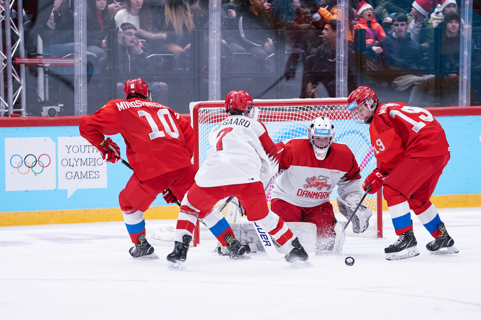 IIHF - Gallery: Russia vs. Denmark - 2020 Youth Olympic Games (Men)