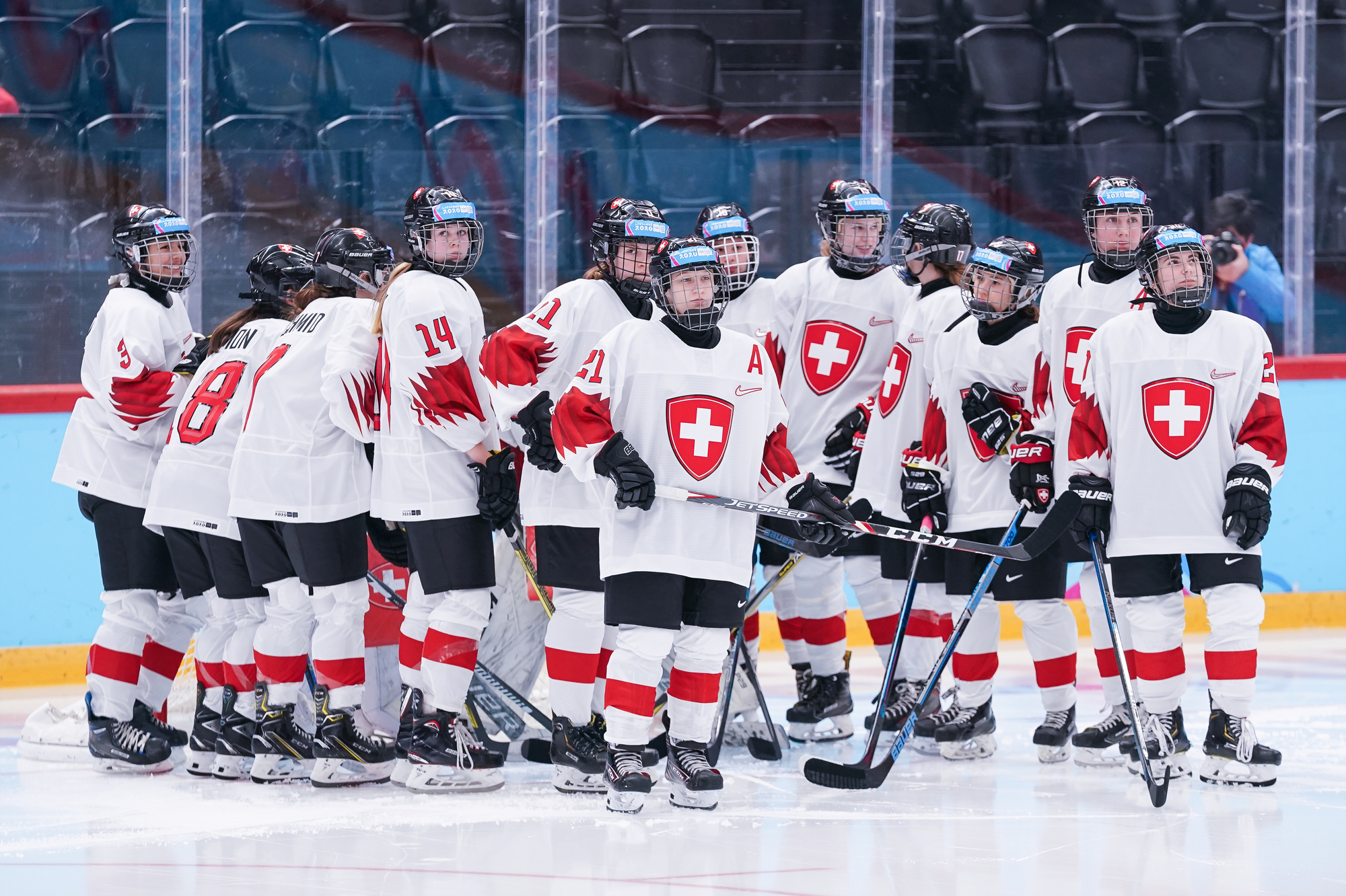 IIHF - Gallery: Slovakia vs. Switzerland (Bronze) - 2020 Youth Olympic  Games (Women)