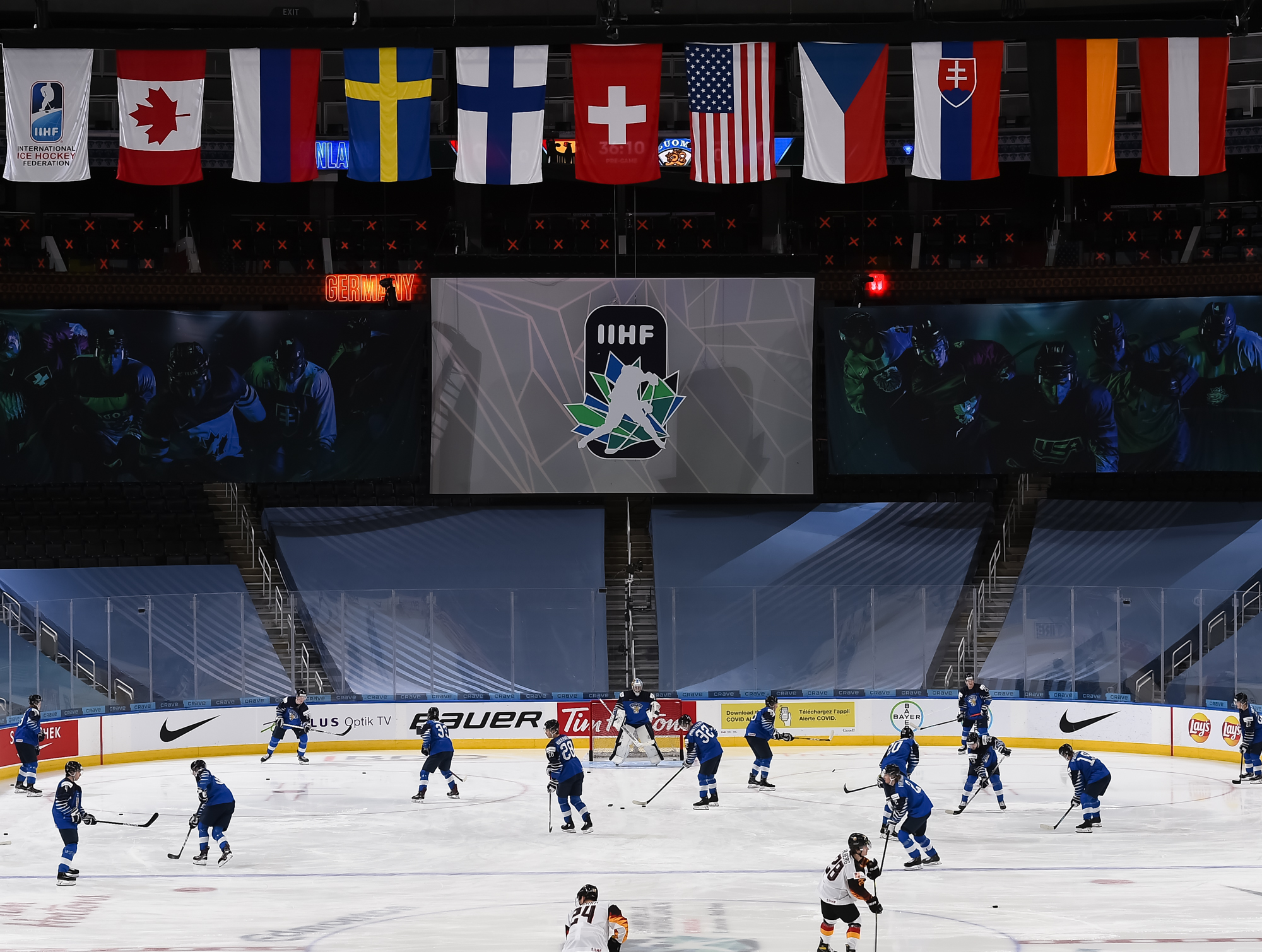 IIHF - Gallery: Germany Vs Finland - 2021 IIHF World Junior Championship