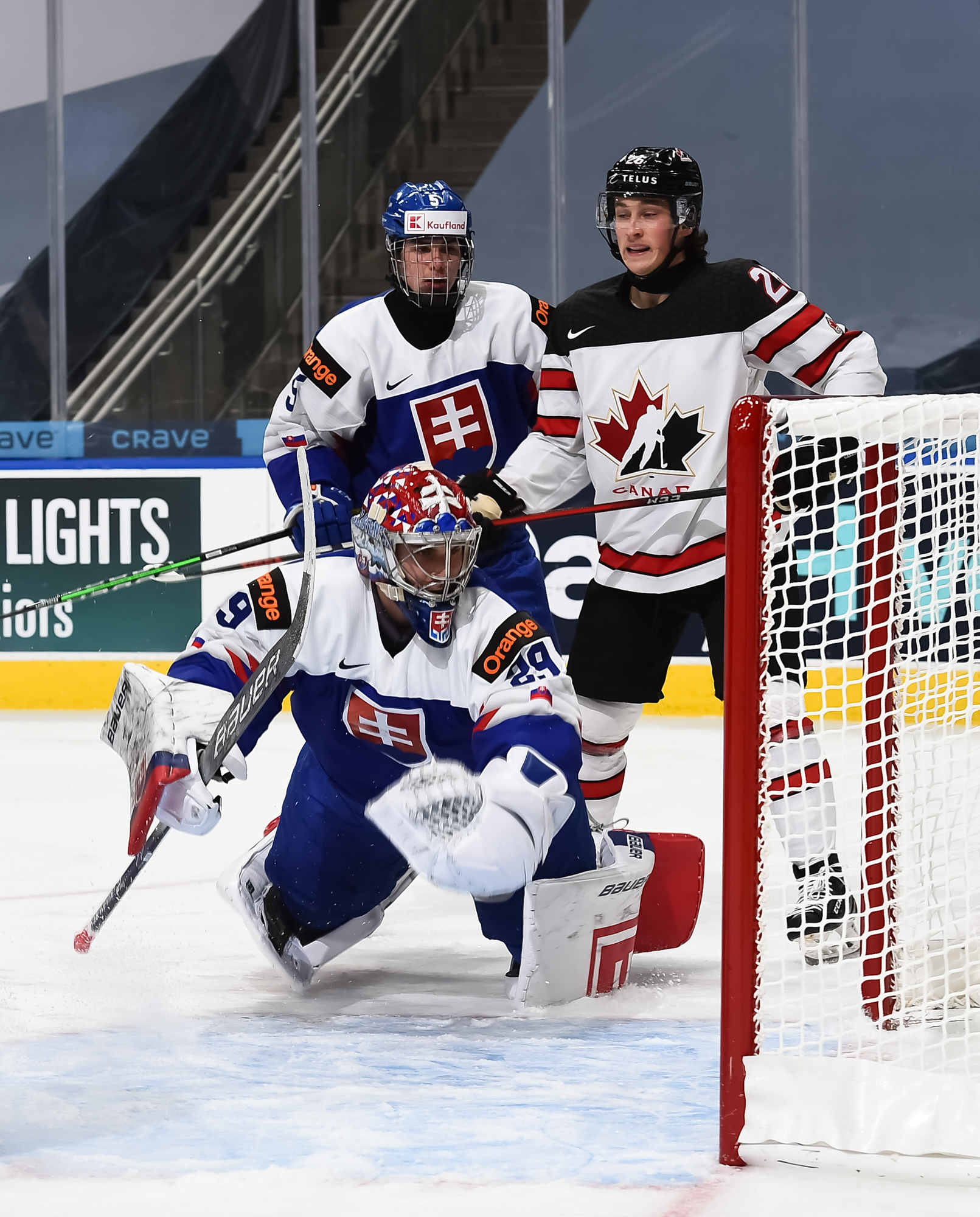 IIHF - Gallery: Slovakia vs Canada - 2021 IIHF World Junior Championship