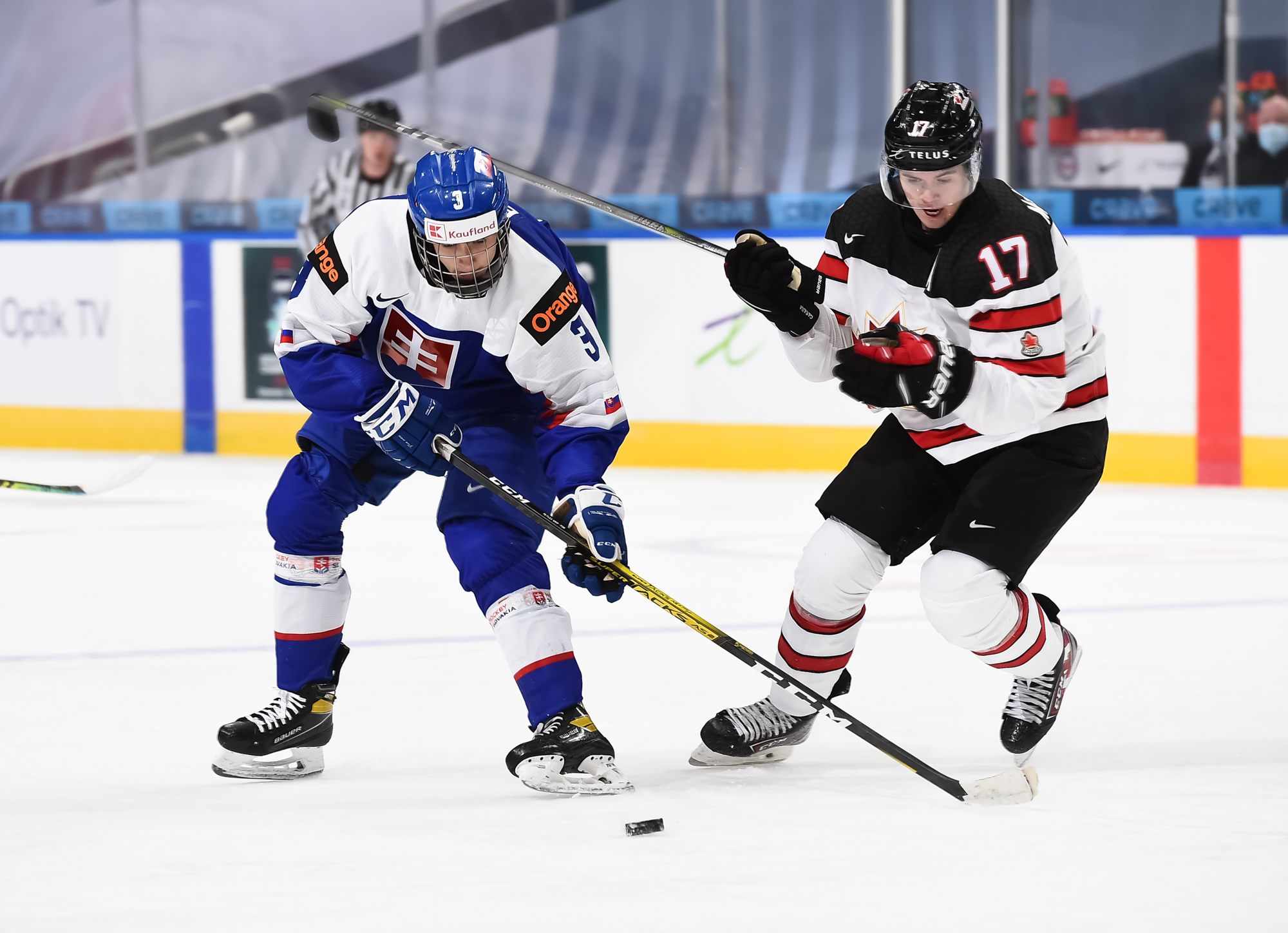 IIHF - Gallery: Slovakia vs Canada - 2021 IIHF World Junior Championship