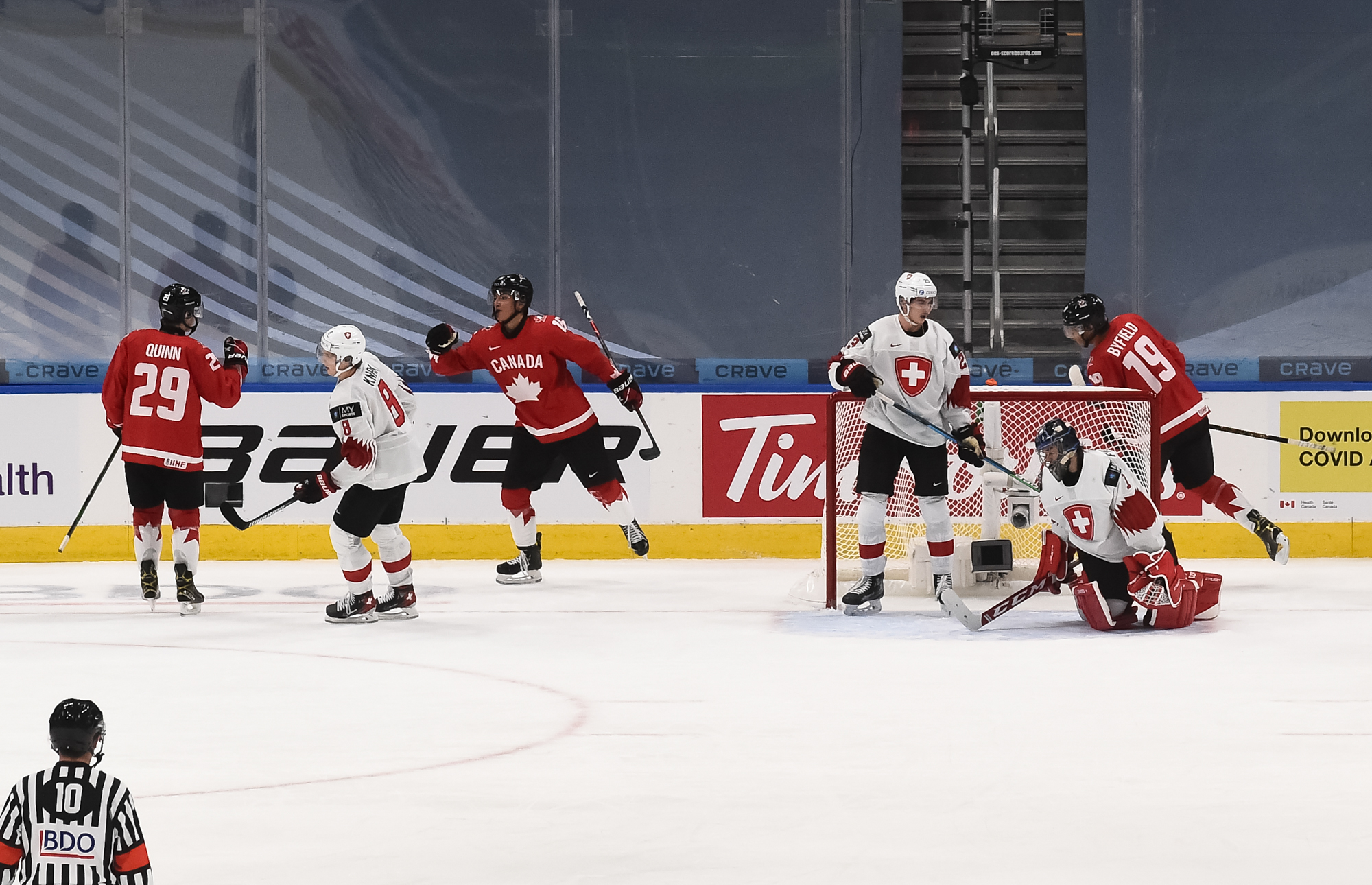 IIHF - Gallery: Canada Vs Switzerland - 2021 IIHF World Junior Championship