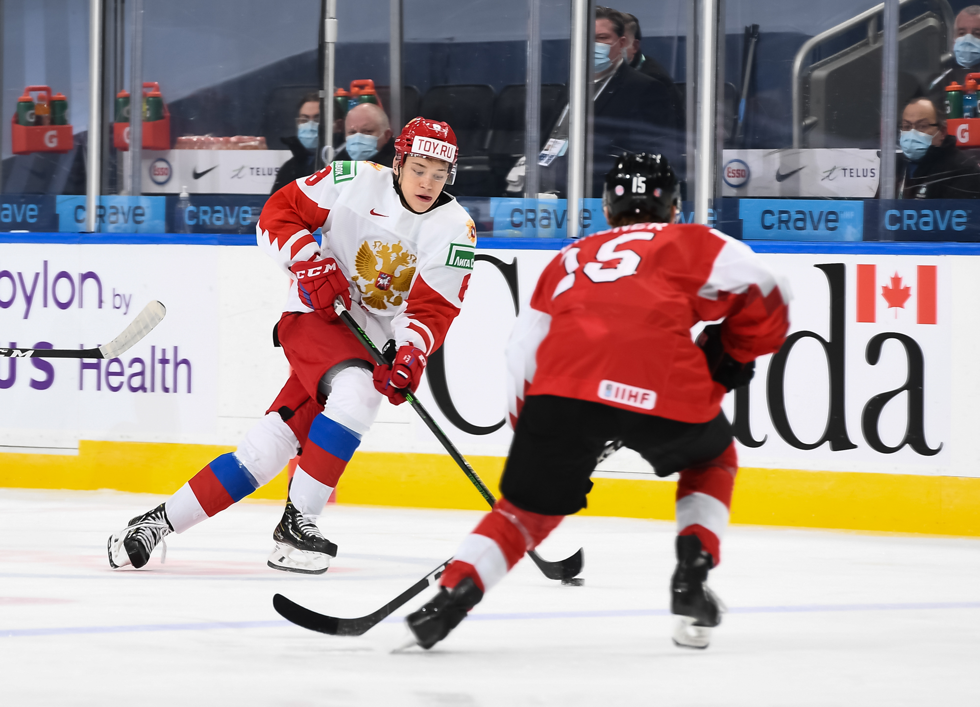 IIHF - Gallery: Austria vs Russia - 2021 IIHF World Junior Championship